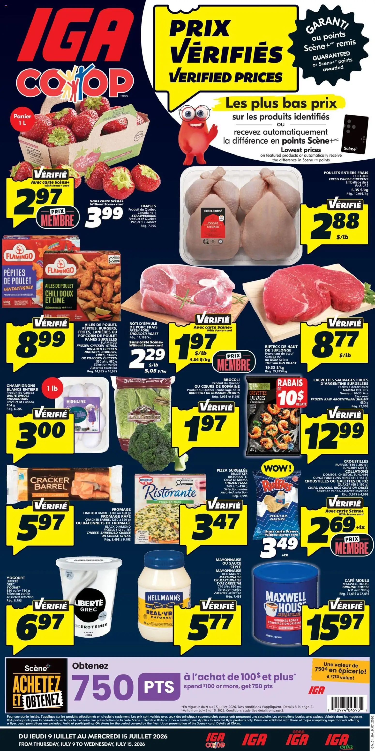 Preview of leaflet IGA weekly flyer / circulaire from shop IGA is valid from Jul 09, 2026