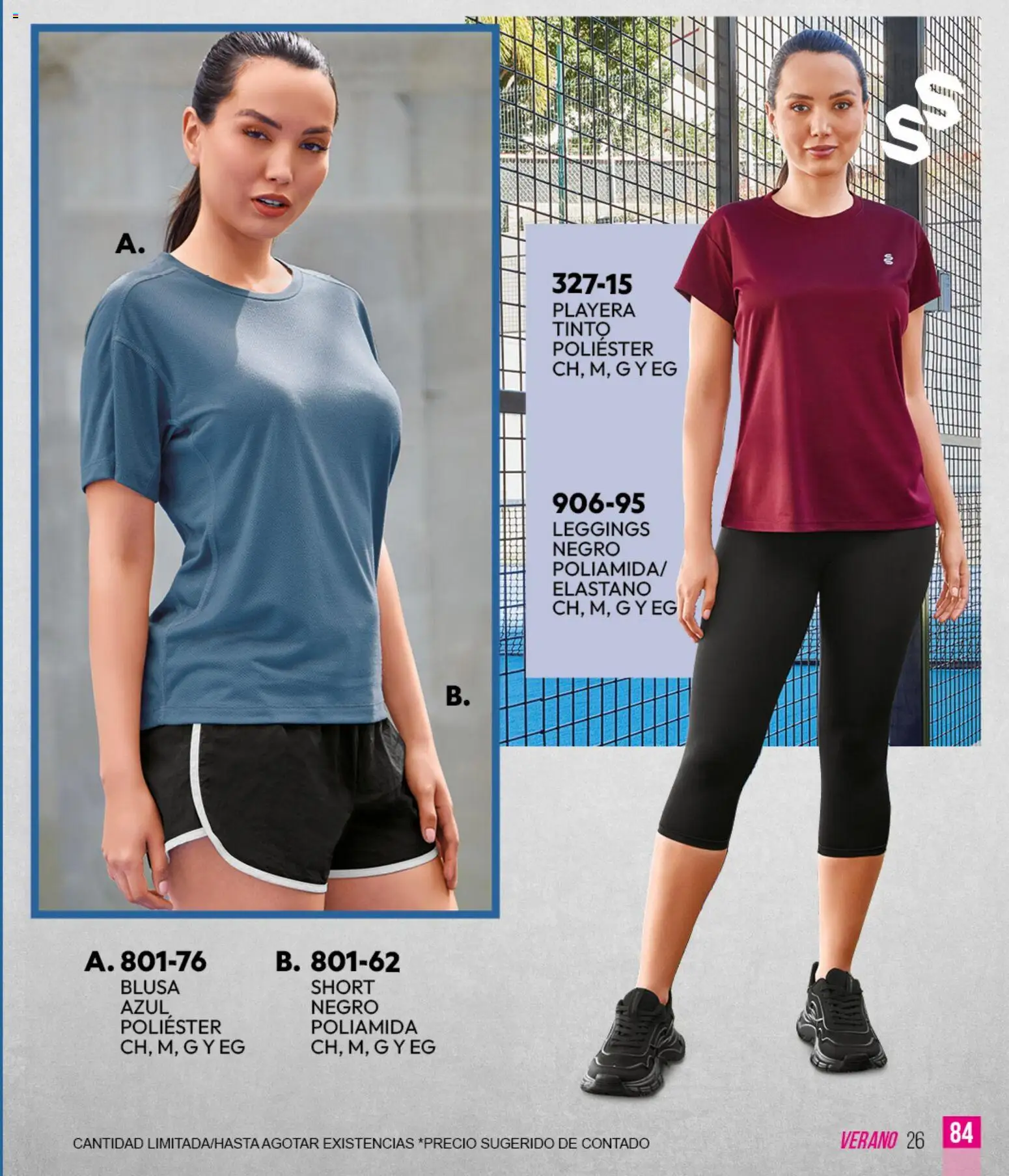 Vista previa las ofertas de la tienda Cklass - Cklass catálogo Sportbrands Verano Caballero desde el 05/03/2026 - Playera, Short, Blusa, Leggings