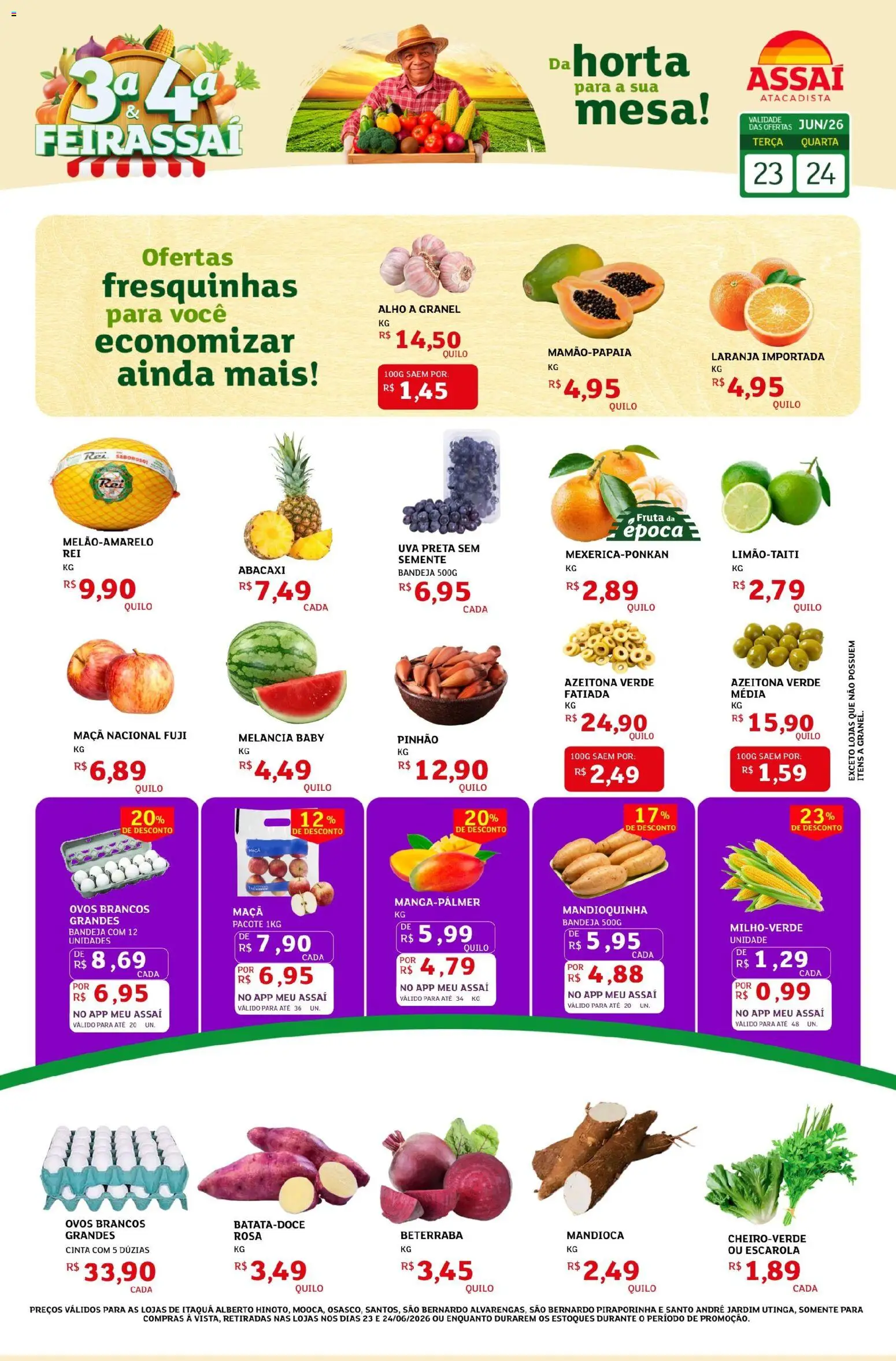 Pré-Visualização do folheto "Assaí Atacadista ofertas - SP" da loja Assaí Atacadista válido a partir de 23/06/2026