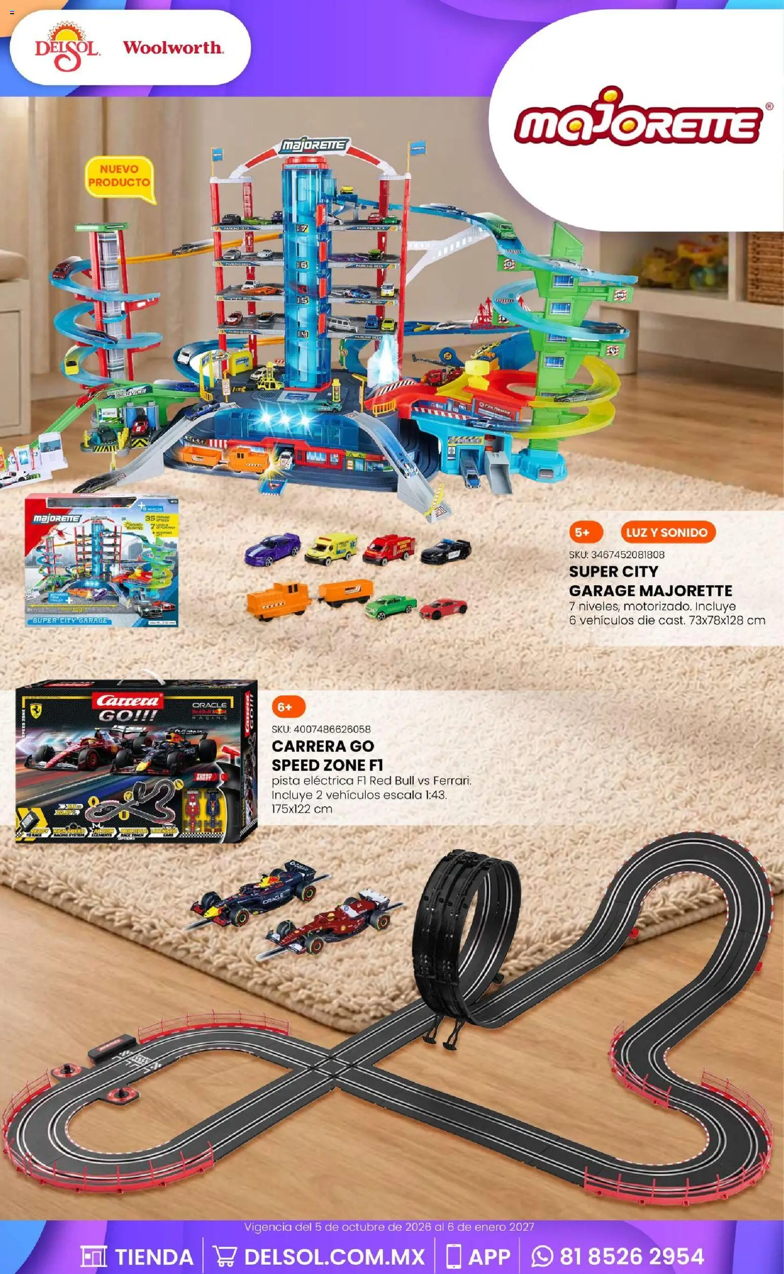Vista previa las ofertas de la tienda Del Sol y Woolworth - Del Sol y Woolworth catálogo El Castillo del Juguete desde el 01/10/2026 - Red Bull