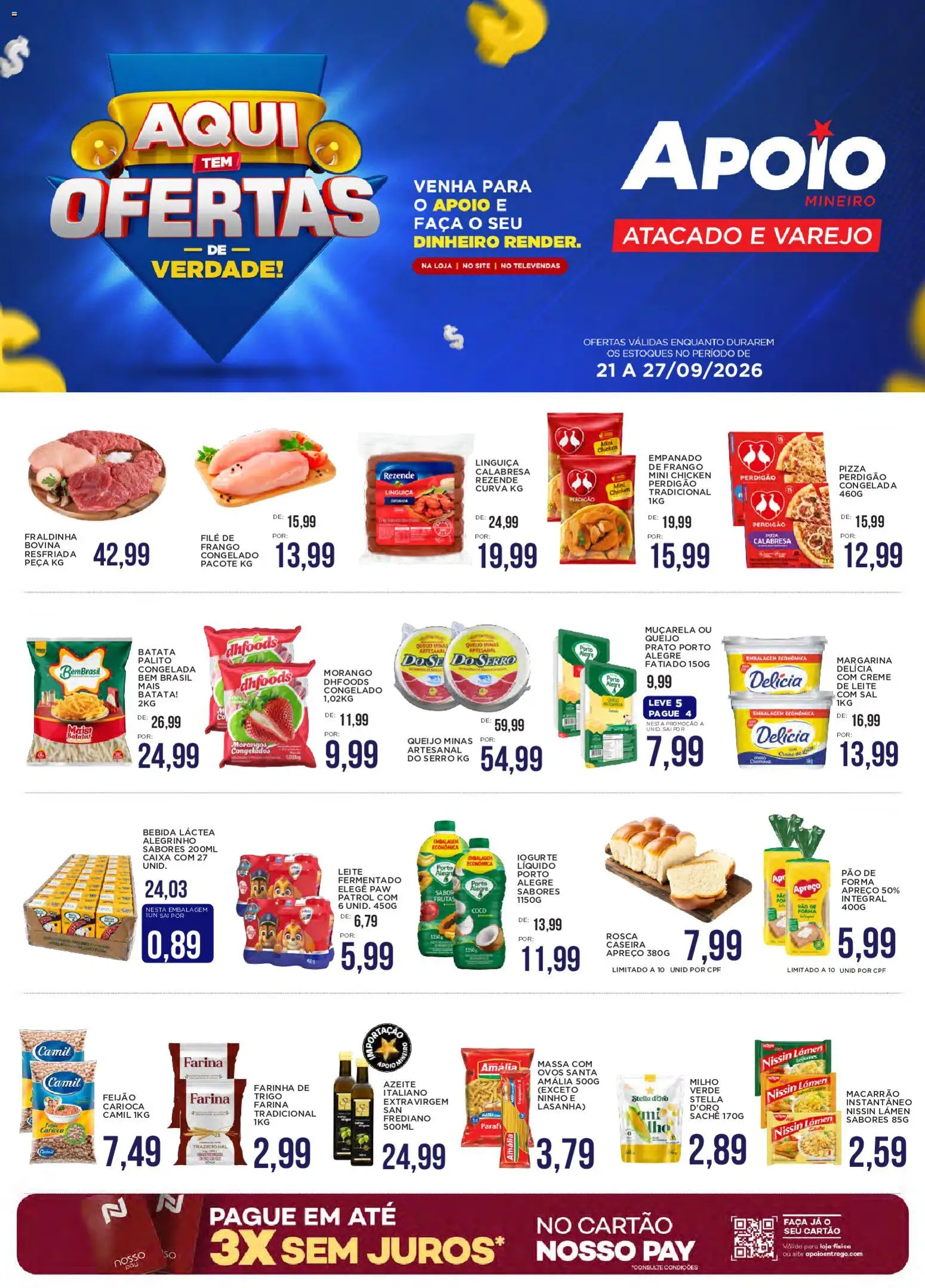 Pré-Visualização do folheto "Apoio Mineiro - Ofertas da semana" da loja Apoio Mineiro válido a partir de 21/09/2026
