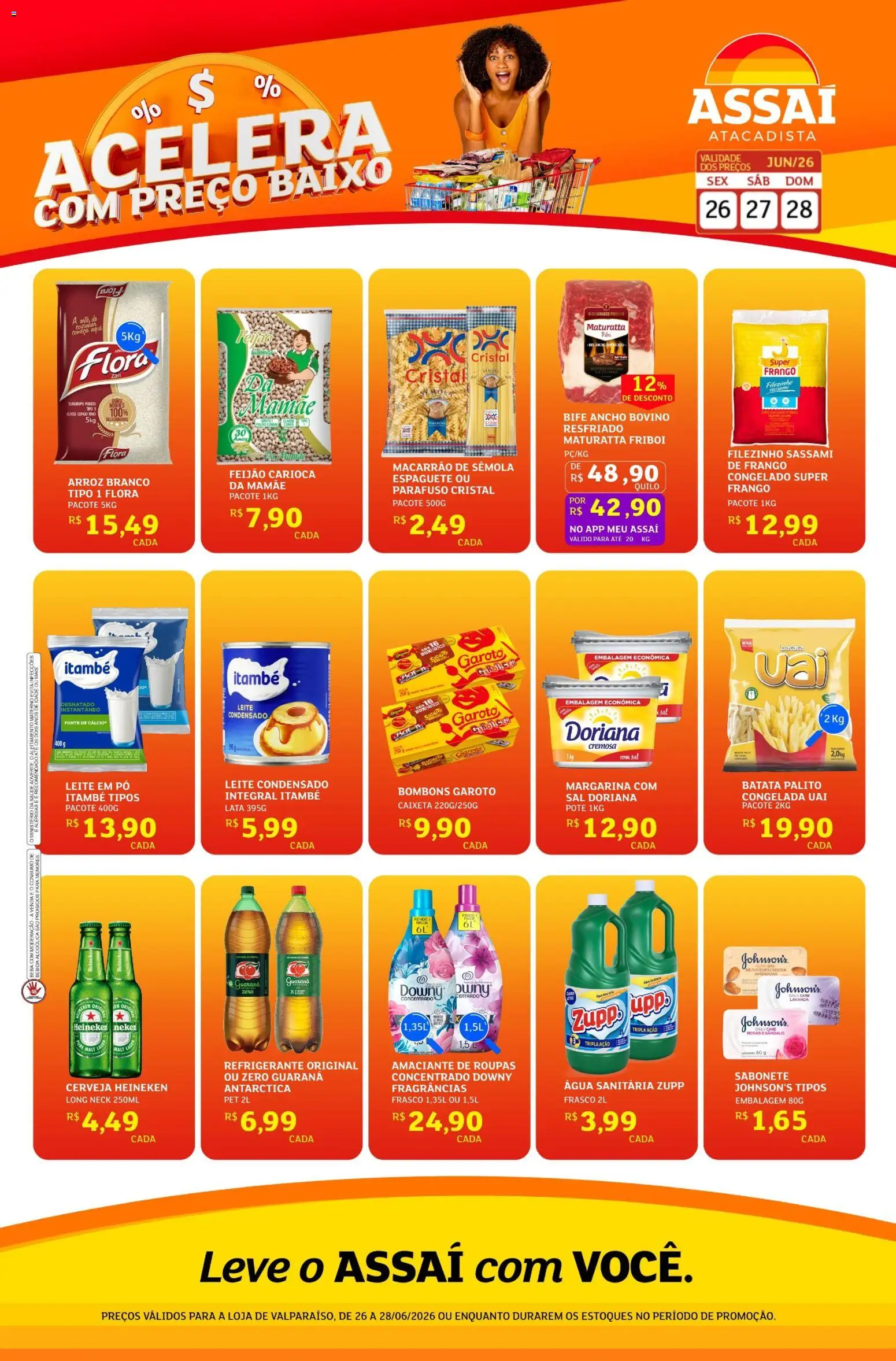 Pré-Visualização do folheto "Assaí Atacadista ofertas" da loja Assaí Atacadista válido a partir de 26/06/2026