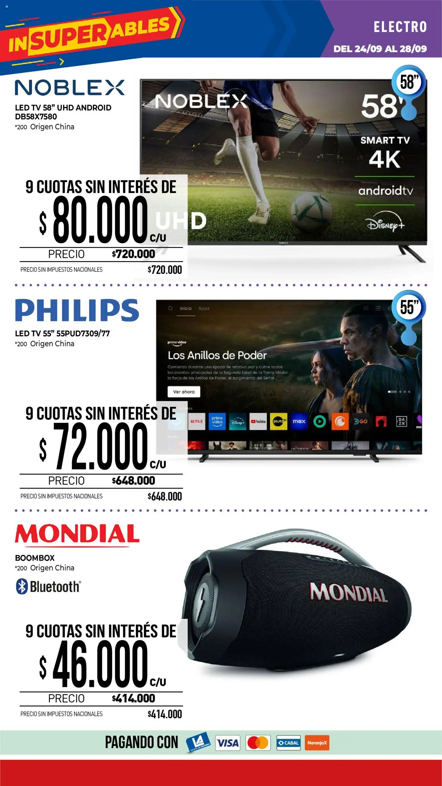 Vista previa del folleto de la tienda La Anonima válido desde el 24/09/2026 