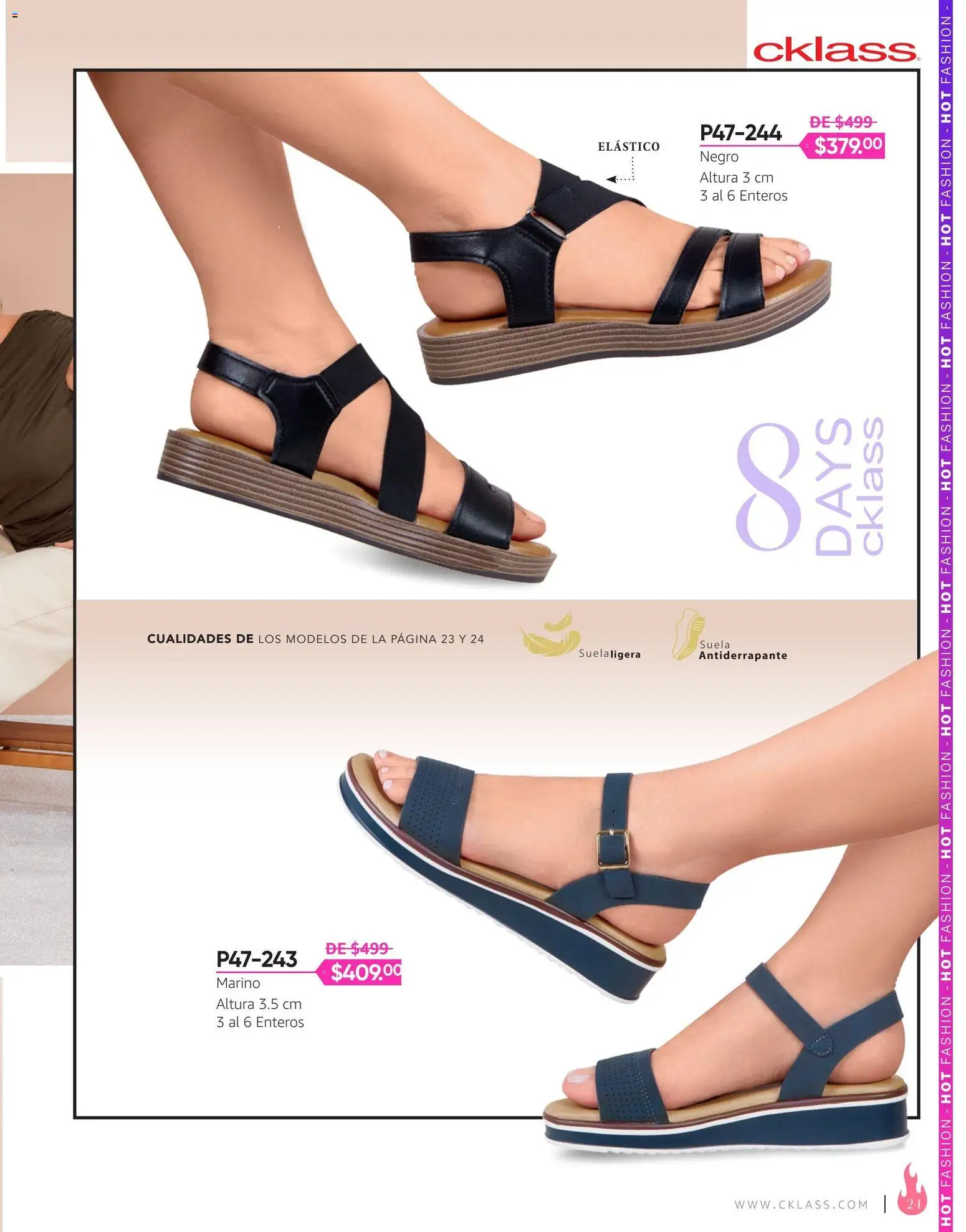 Vista previa las ofertas de la tienda Cklass - Cklass catálogo Hot Fashion Calzado desde el 03/08/2026 