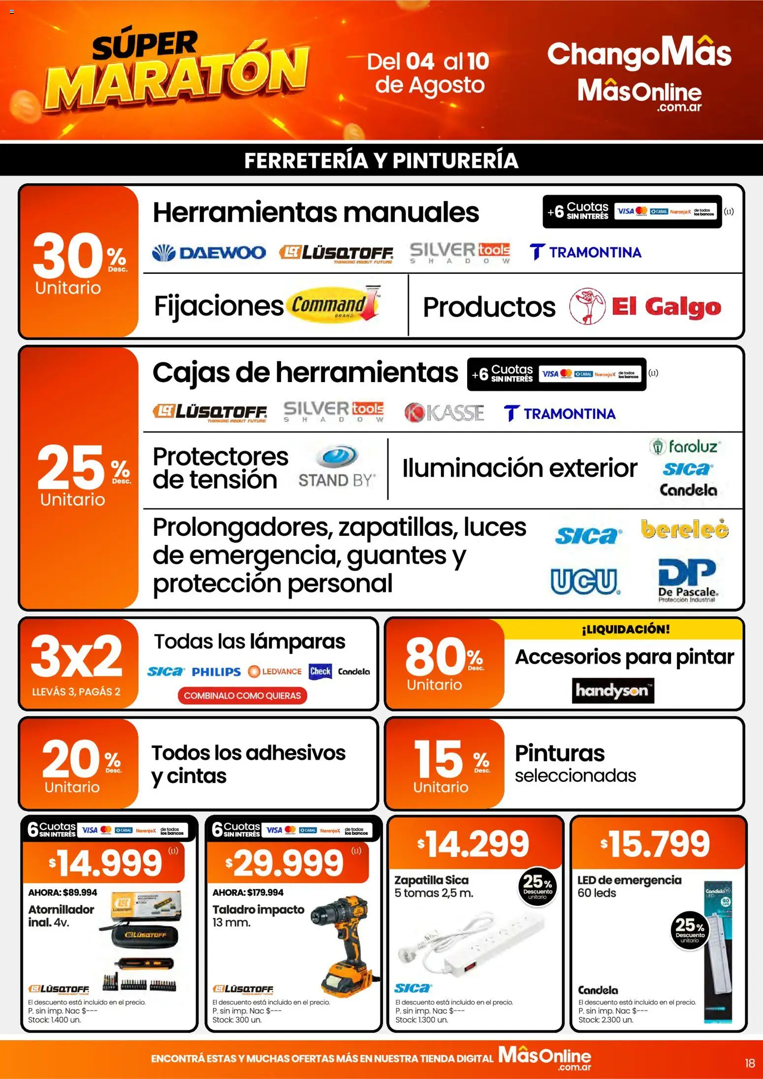 Vista previa del folleto de la tienda Changomas válido desde el 04/08/2026 
