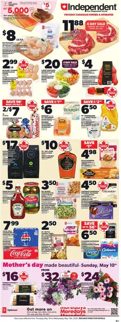 Un aperçu du dépliant Independent Grocer flyer - NS du magasin Independent Grocer est valide à partir 7 mai 2026