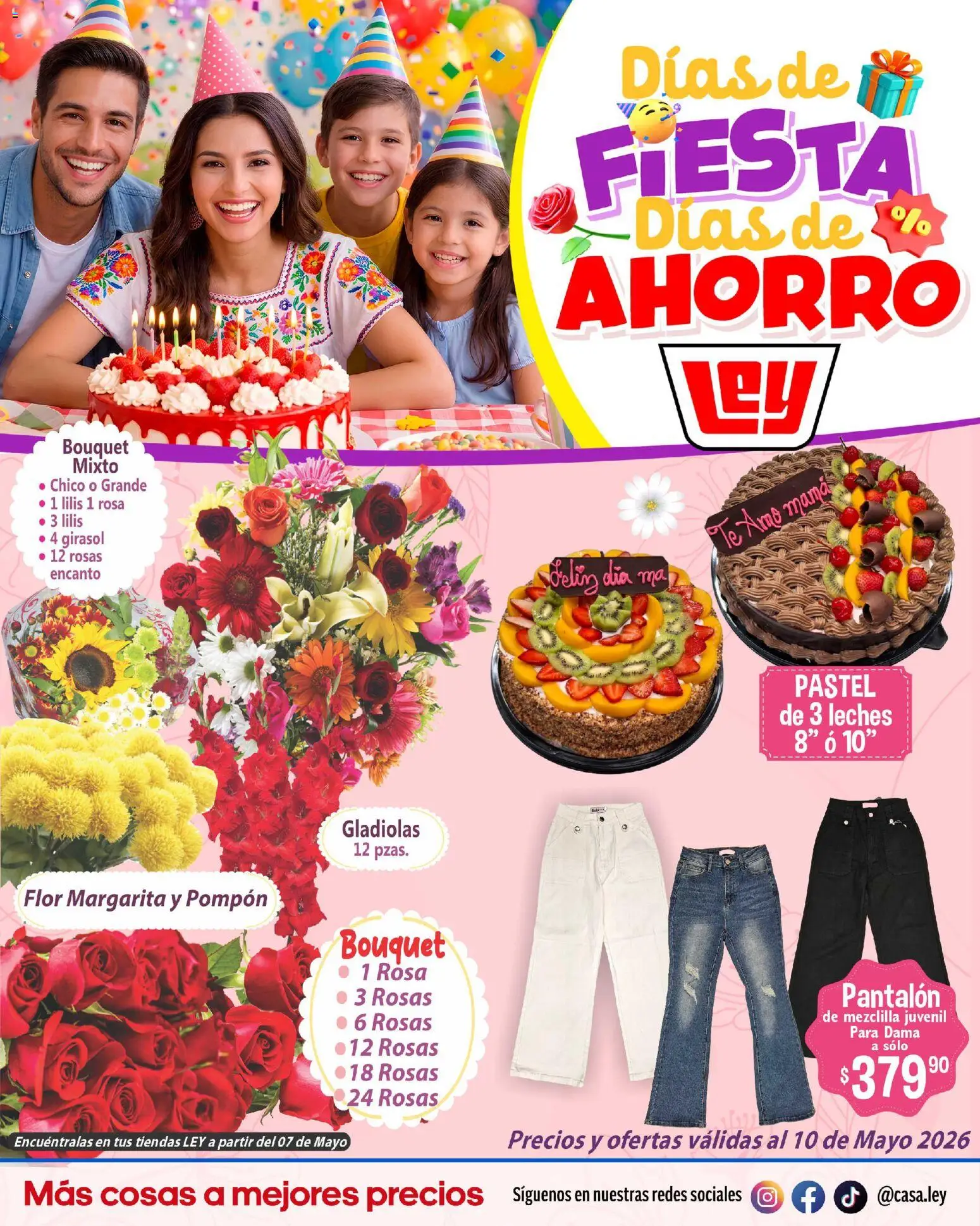 Vista previa las ofertas de la tienda Casa Ley - Casa Ley folleto Suplemento del Día de la Madre desde el 01/05/2026 