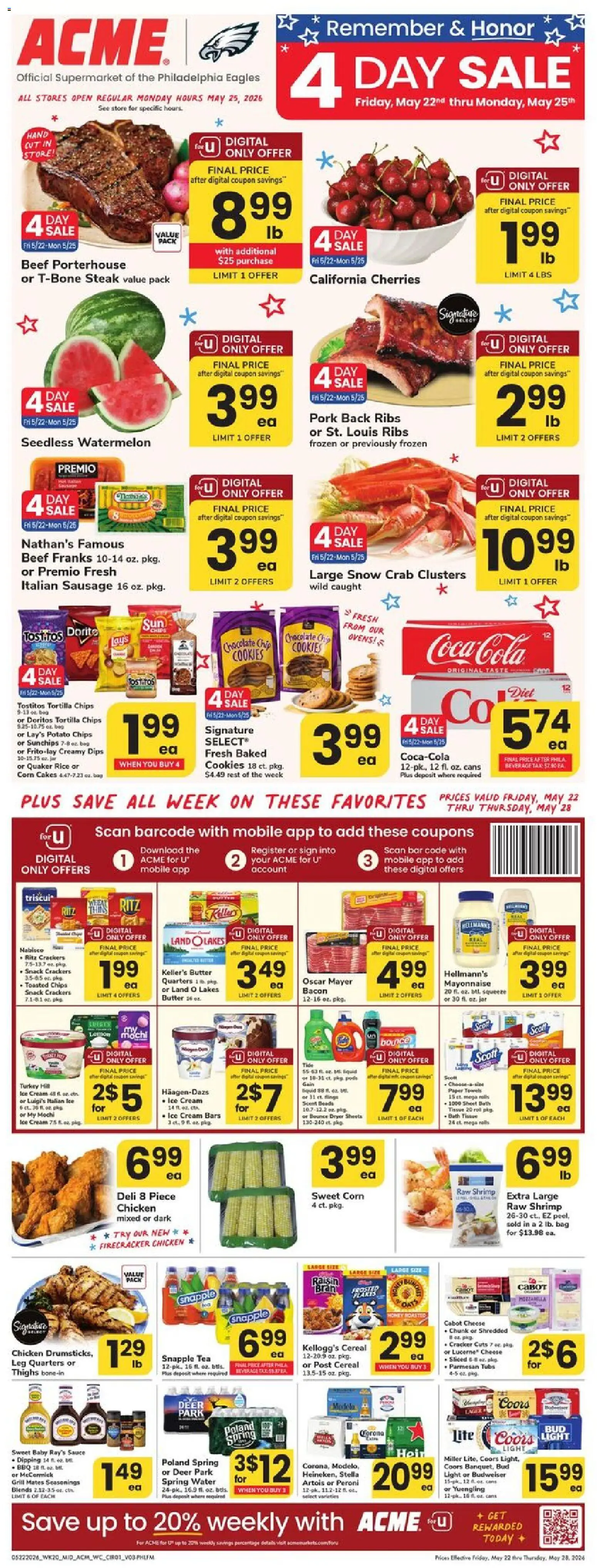 Ad Preview of Acme Acme Weekly Ad from 05/22/2026