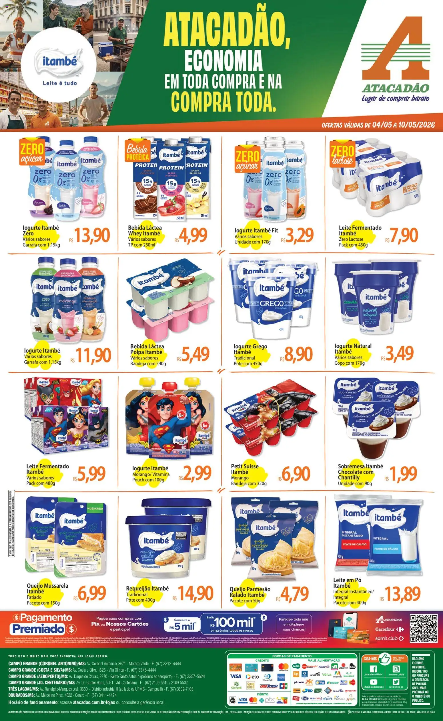 Pré-Visualização do folheto "Atacadão ofertas - MS" da loja Atacadão válido a partir de 04/05/2026
