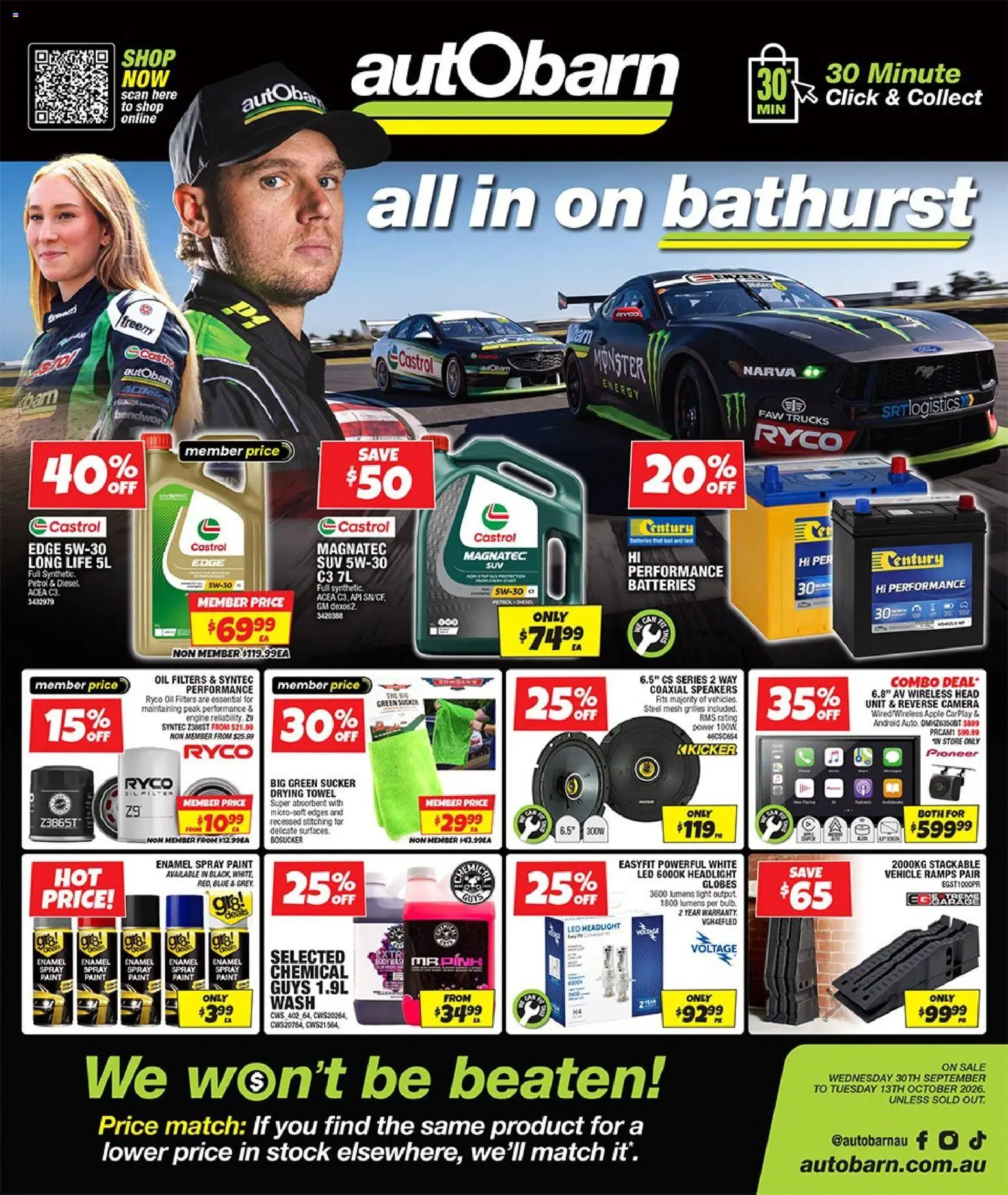 Preview of catalogue Autobarn catalogue from shop Autobarn valid 30/09/2026