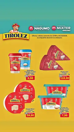 Pré-Visualização do folheto "Nagumo ofertas Tirolez" da loja Nagumo válido a partir de 22/09/2026