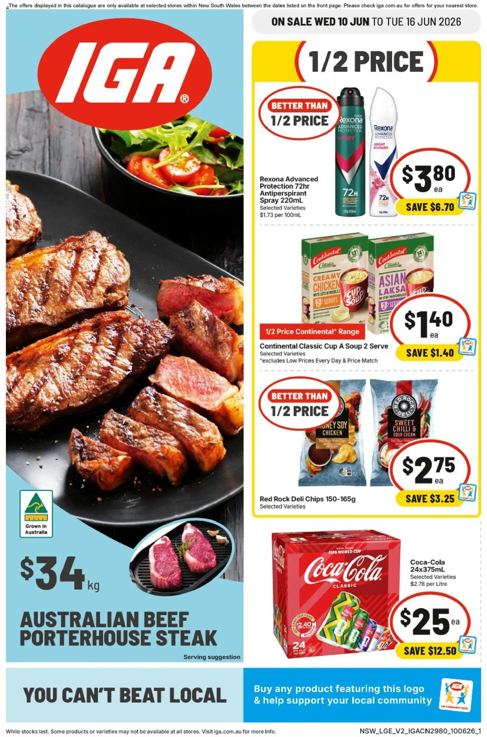 Preview of catalogue IGA catalogue NSW from shop IGA valid 10/06/2026