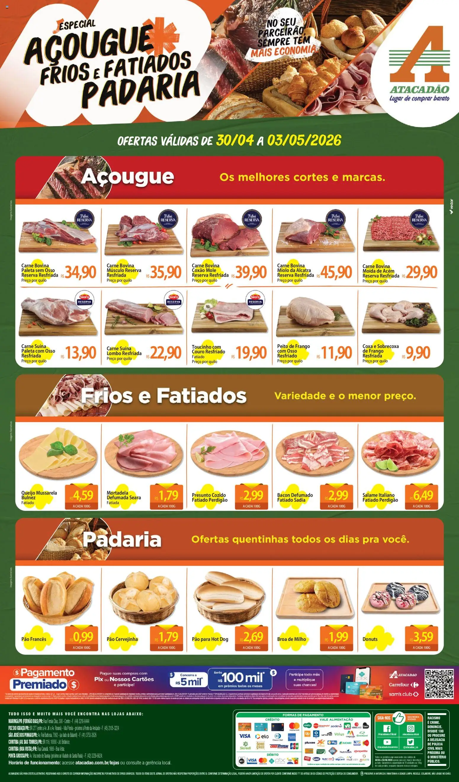 Pré-Visualização do folheto "Atacadão ofertas - PR" da loja Atacadão válido a partir de 30/04/2026