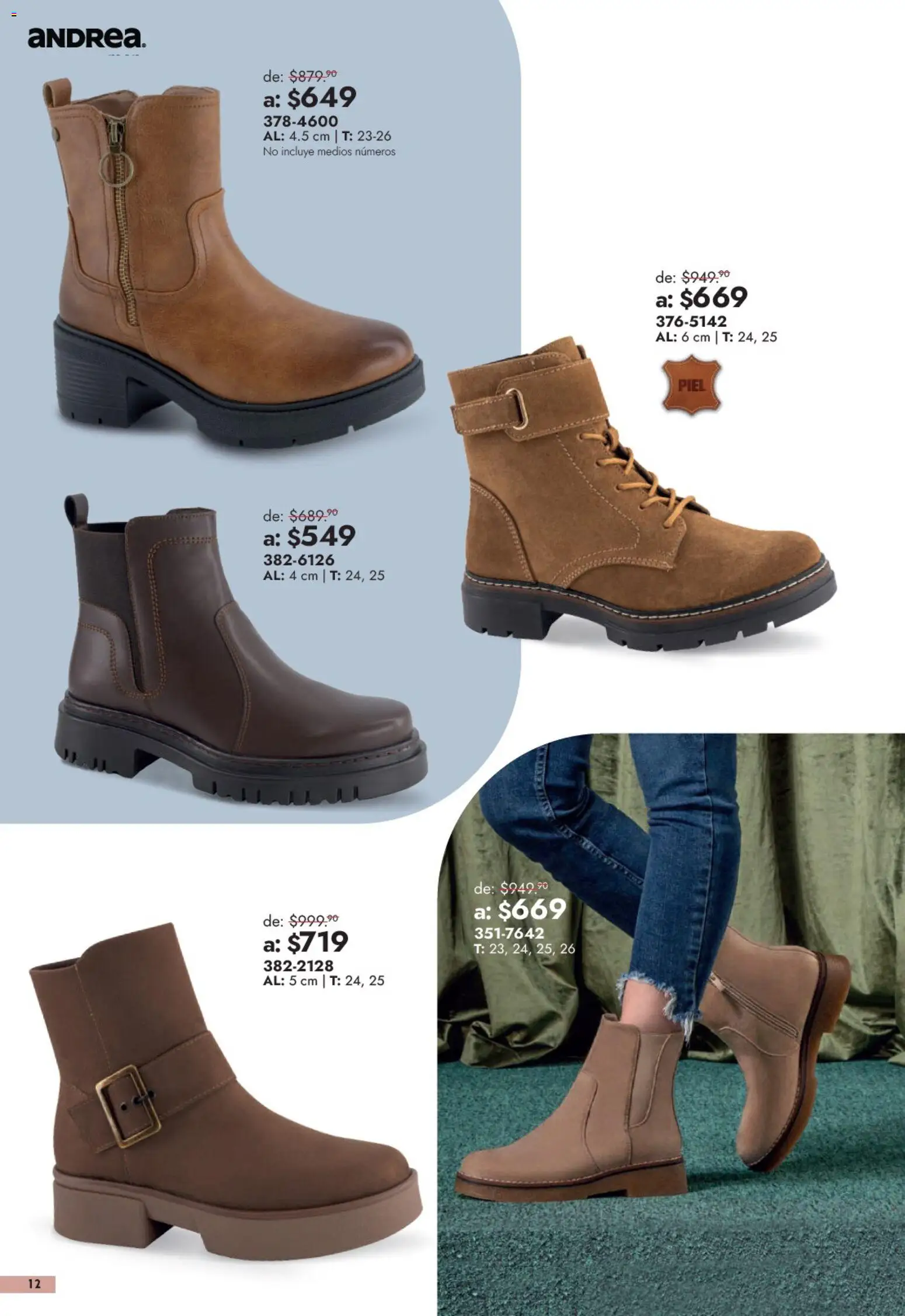 Vista previa las ofertas de la tienda Andrea - Andrea catálogo Outlet desde el 13/09/2026 
