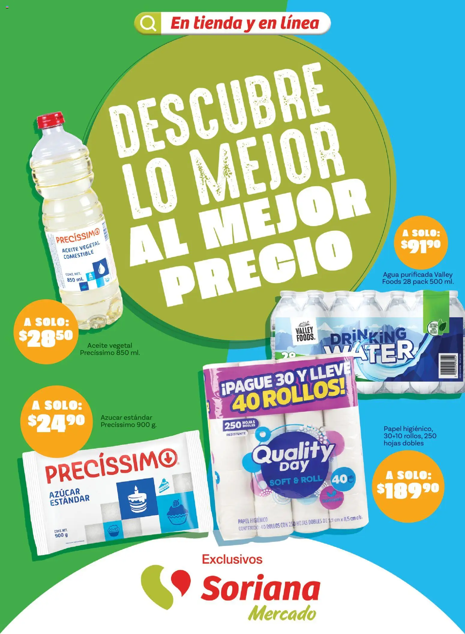 Vista previa las ofertas de la tienda Soriana - Soriana Descubre lo mejor al mejor precio Mercado Nacional desde el 01/09/2026 