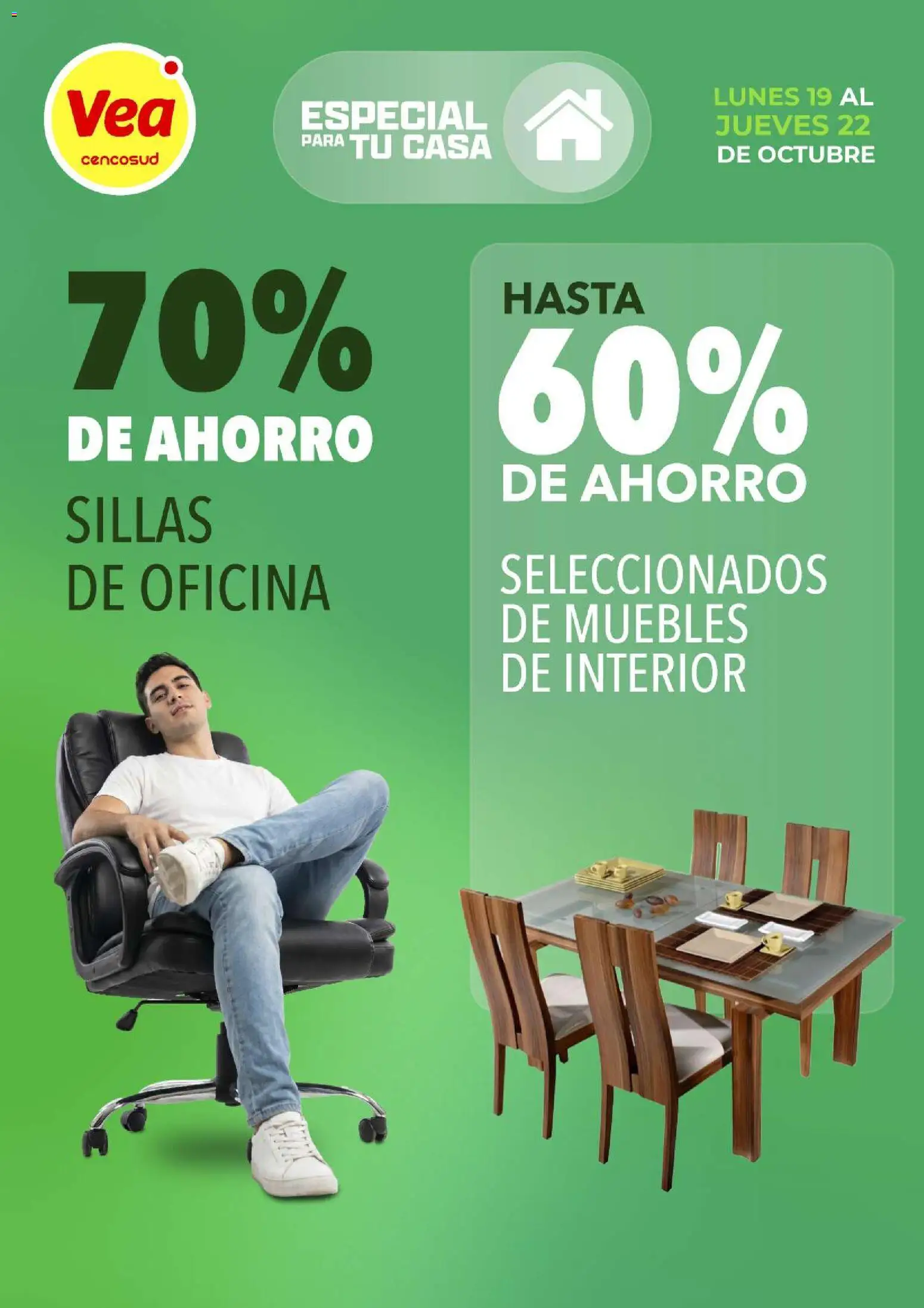 Vista previa del folleto de la tienda Vea válido desde el 19/10/2026 