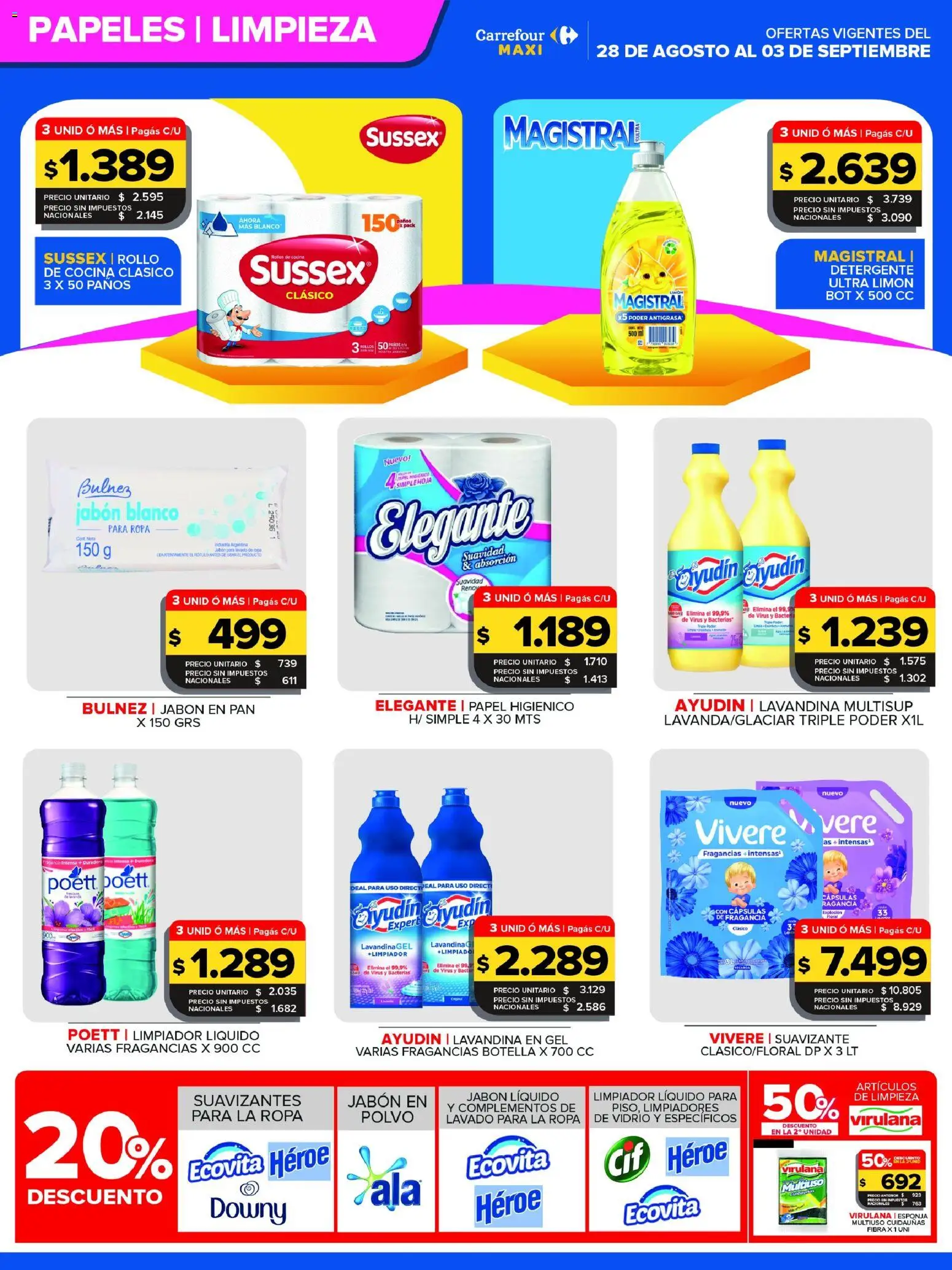 Vista previa del folleto de la tienda Carrefour Maxi válido desde el 28/08/2026 