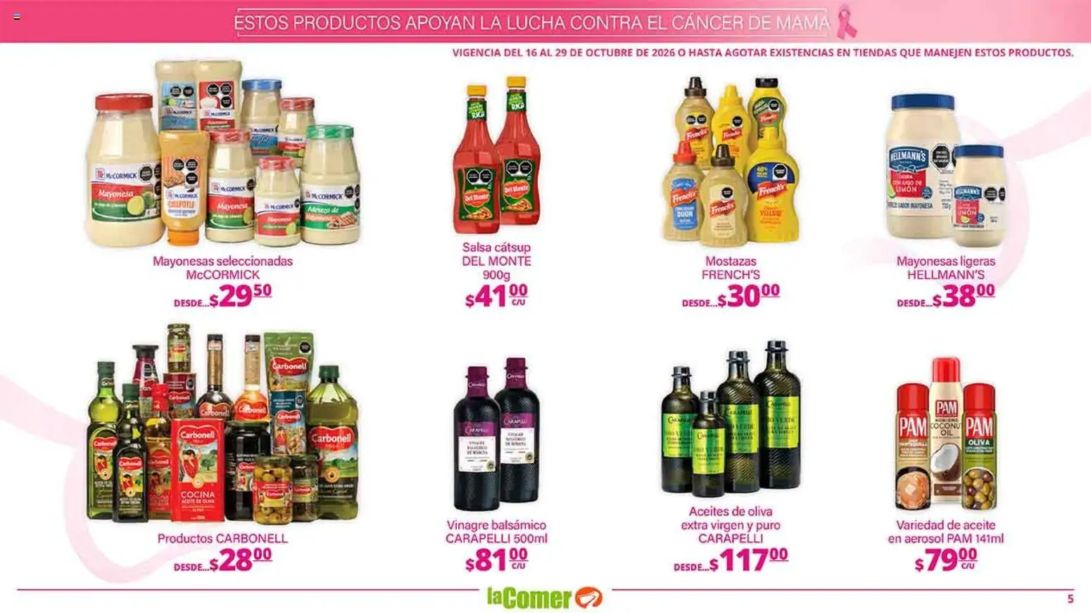 Vista previa las ofertas de la tienda La Comer - La Comer folleto es la tienda rosa desde el 16/10/2026 