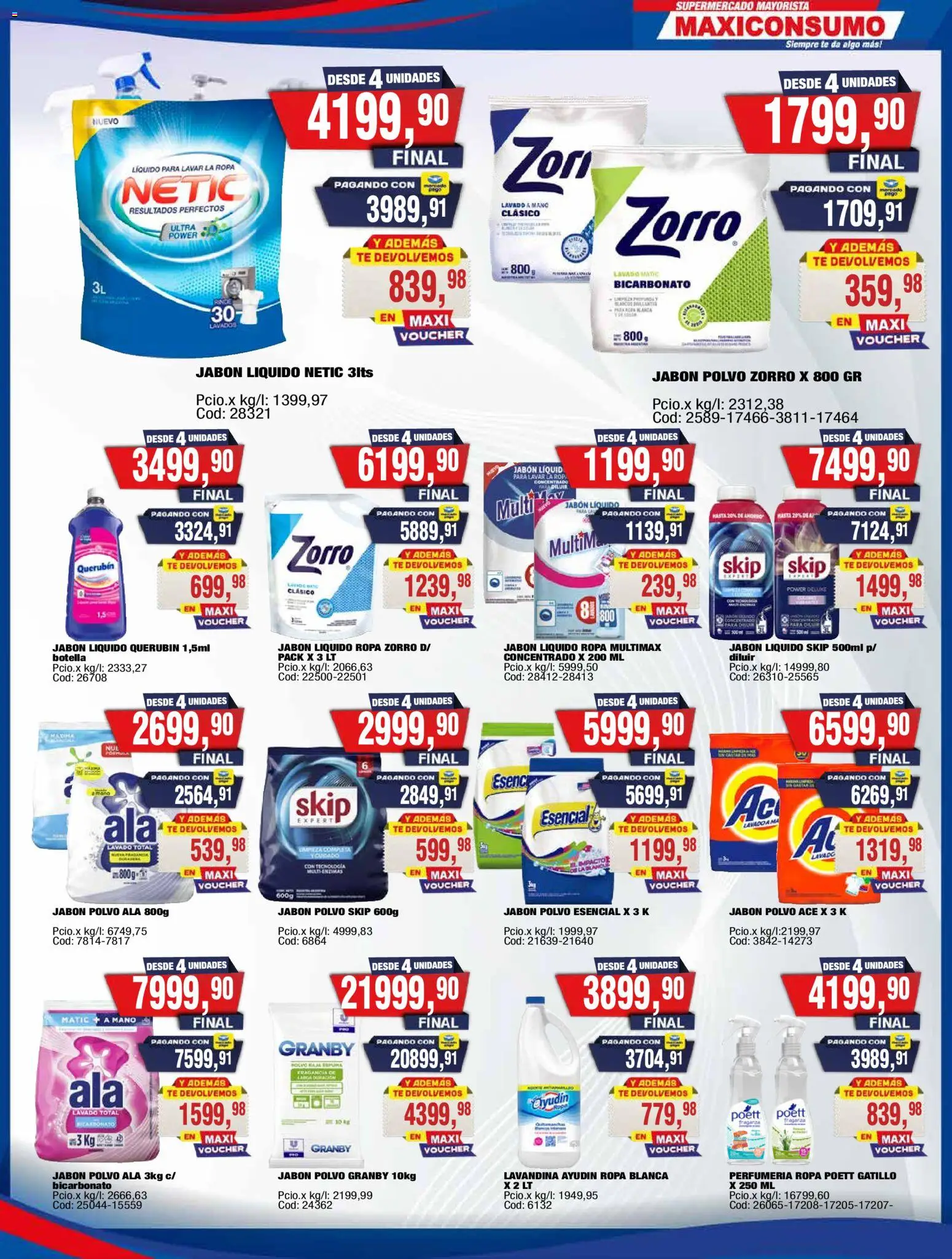 Vista previa del folleto de la tienda Maxiconsumo válido desde el 19/10/2026 