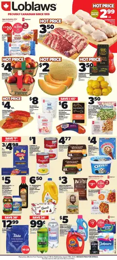 Preview of leaflet Loblaws weekly flyer / circulaire from shop Loblaws is valid from Aug 13, 2026