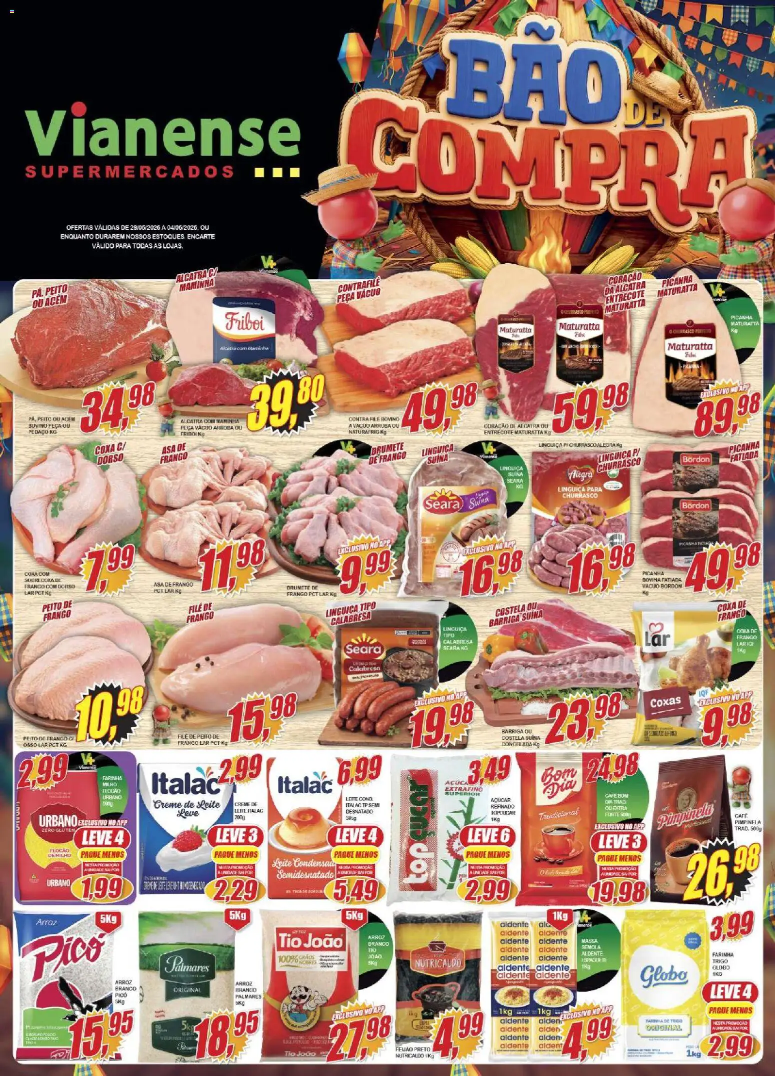 Pré-Visualização do folheto "Vianense ofertas" da loja Vianense válido a partir de 29/05/2026