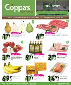 Preview of leaflet Coppas Fresh Market weekly flyer / circulaire from shop Coppas Fresh Market is valid from Oct 22, 2026