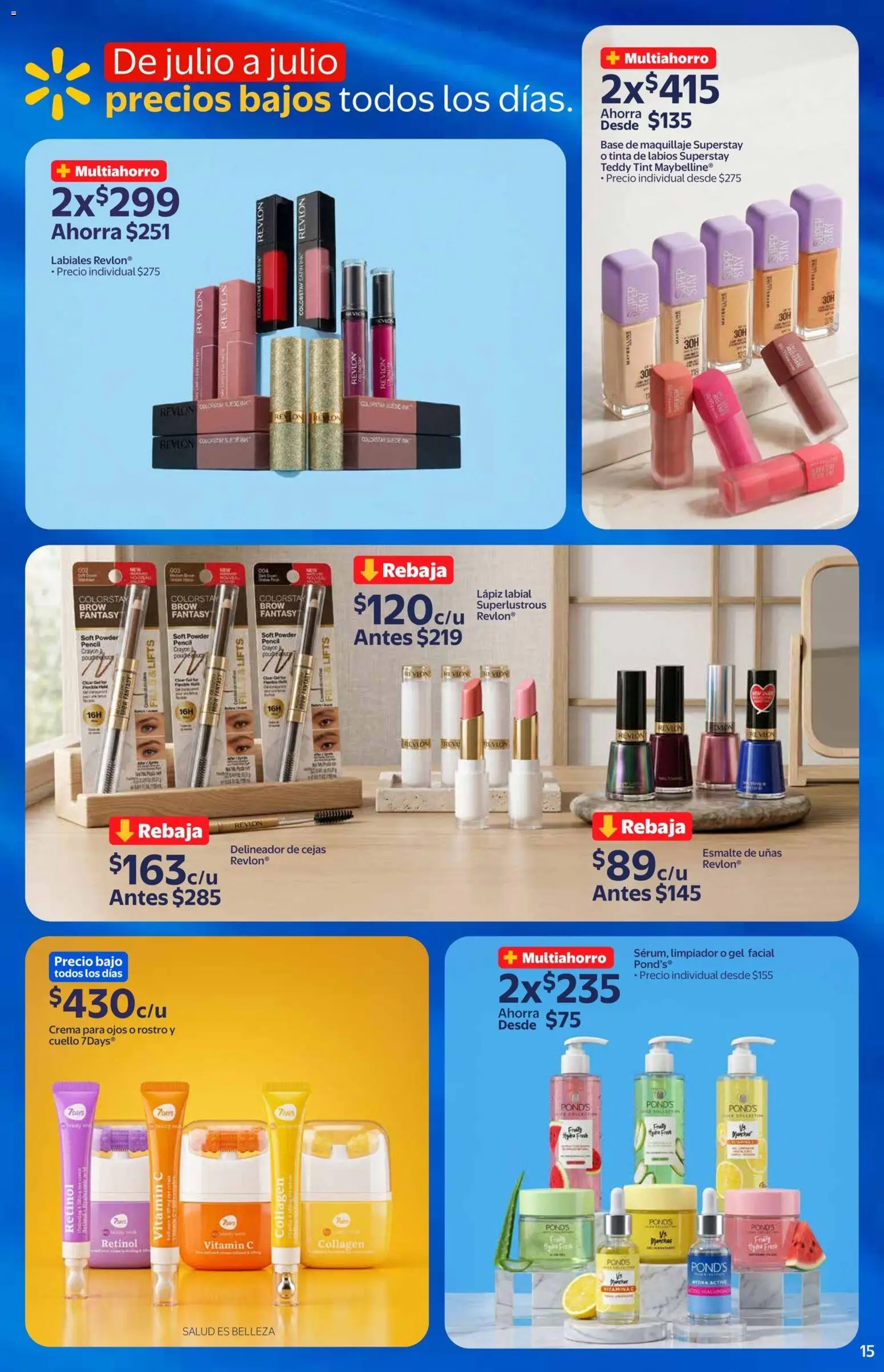 Vista previa las ofertas de la tienda Walmart Express - Walmart Express folleto desde el 03/06/2026 - Maquillaje, Crema, Base de maquillaje, Esmalte de uñas, Limpiador, Delineador, Lápiz labial