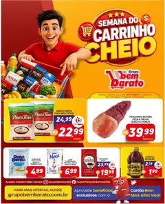 Pré-Visualização do folheto "Supermercado Bem Barato - Ofertas da semana" da loja Supermercado Bem Barato válido a partir de 14/07/2026