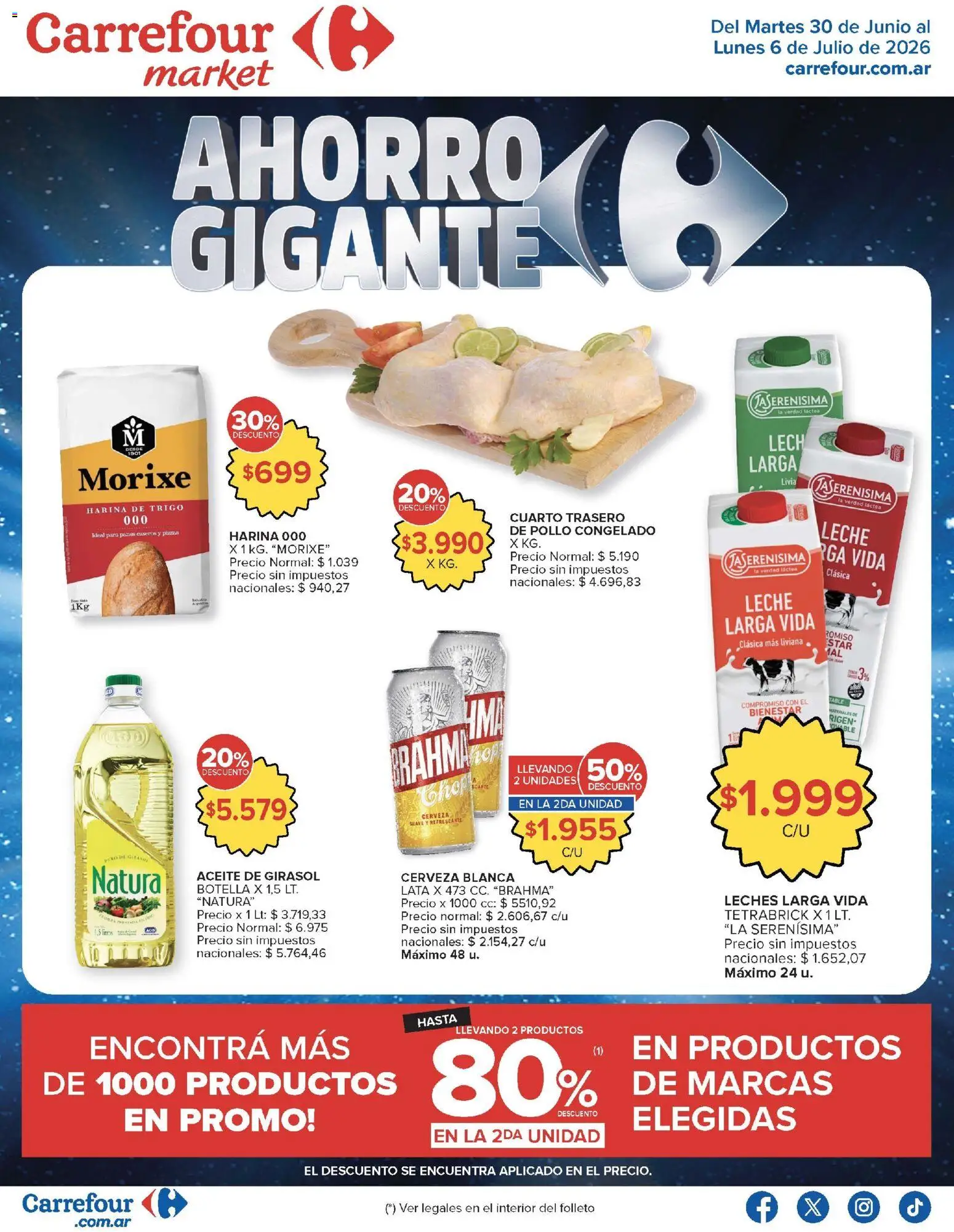 Vista previa del folleto de la tienda Carrefour Market válido desde el 30/06/2026 