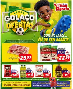 Pré-Visualização do folheto "Supermercado Bem Barato - Ofertas da semana" da loja Supermercado Bem Barato válido a partir de 23/06/2026