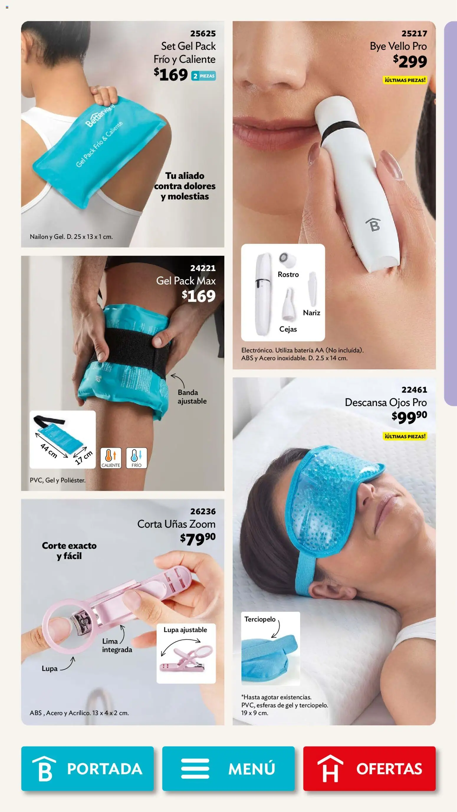 Vista previa las ofertas de la tienda Betterware - Betterware campaña 10 2026 desde el 28/09/2026 - Batería, Lima, Lupa, Corta uñas, Batería AA