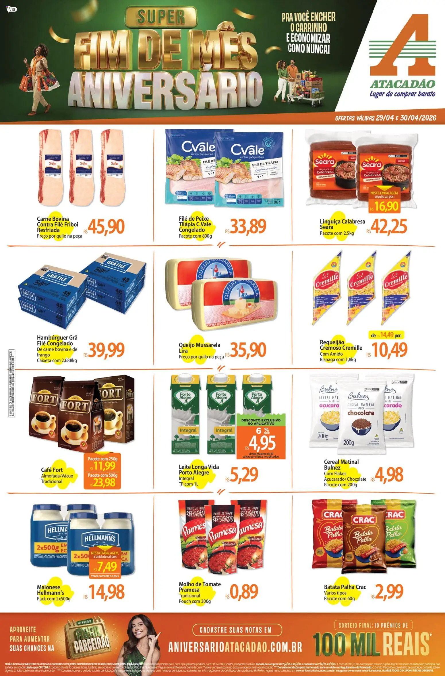 Pré-Visualização do folheto "Atacadão ofertas - ES" da loja Atacadão válido a partir de 29/04/2026