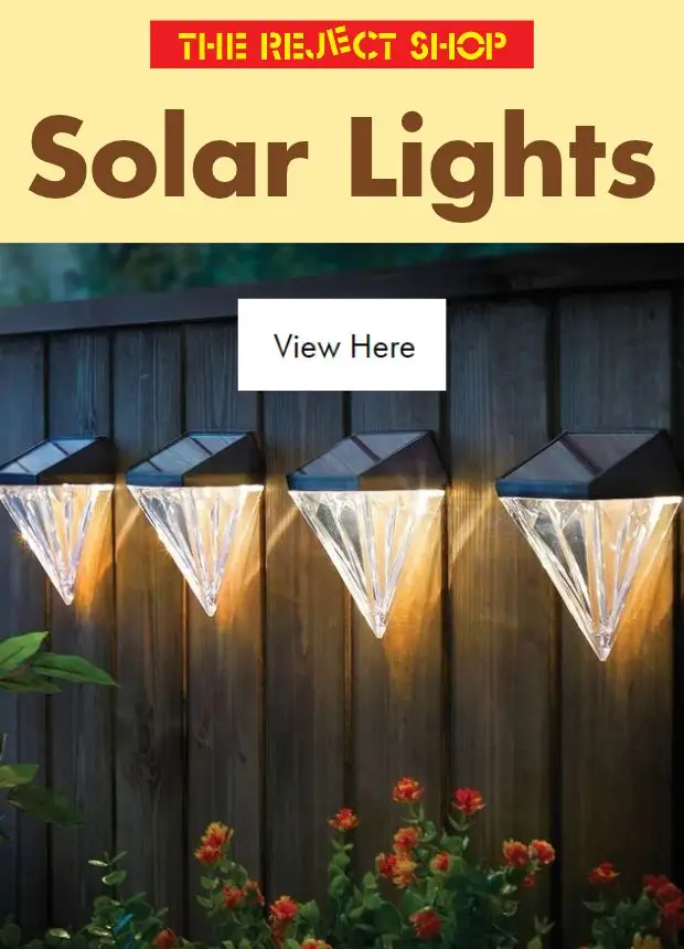 Preview of The Reject Shop Catalogue - Solar Lights - valid from 02/10/2026