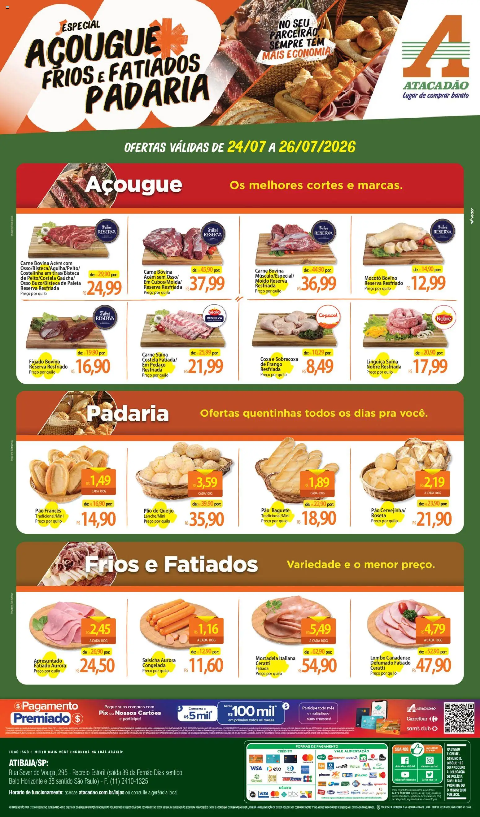 Pré-Visualização do folheto "Atacadão ofertas - SP" da loja Atacadão válido a partir de 24/07/2026