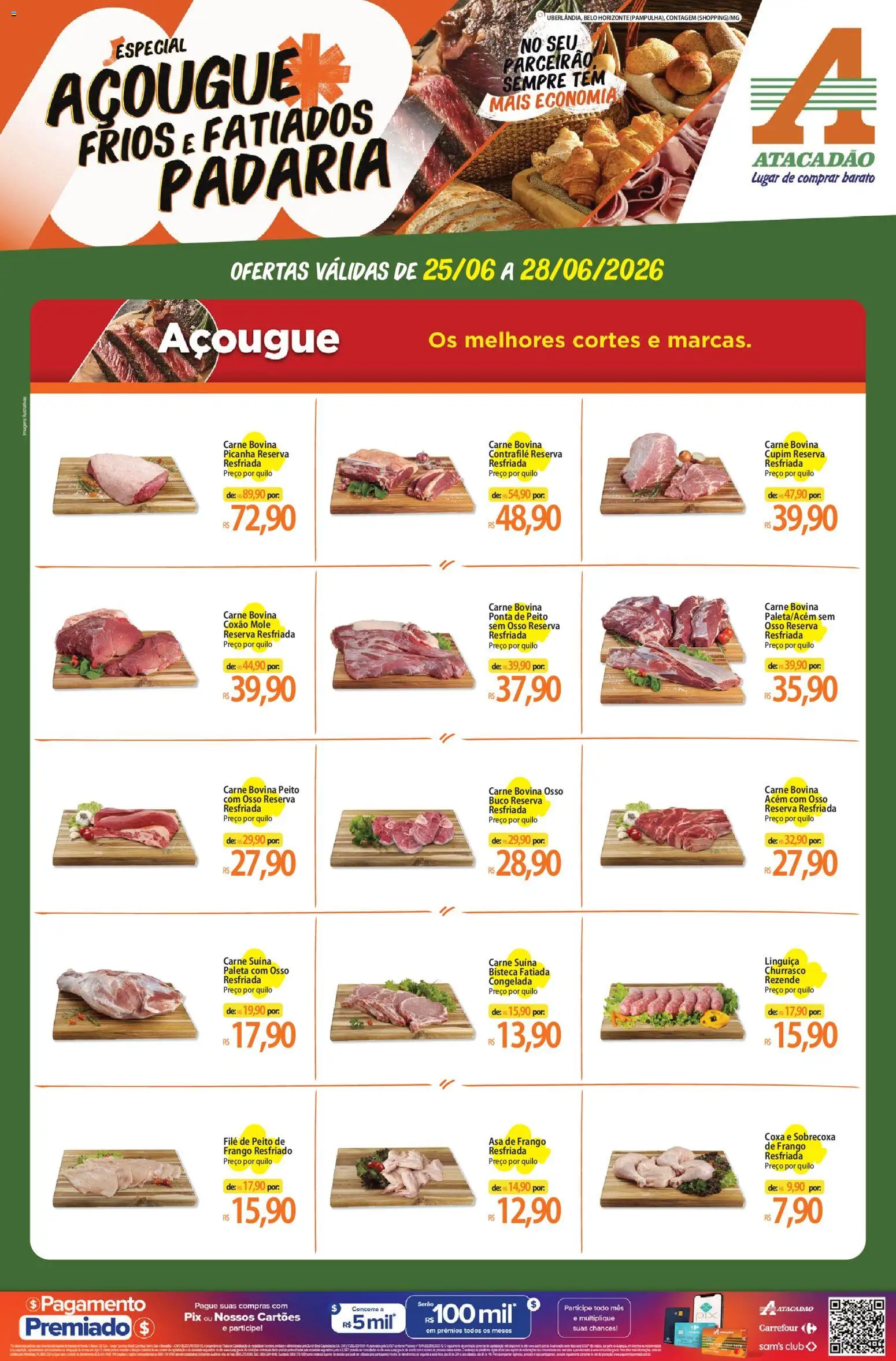Pré-Visualização do folheto "Atacadão ofertas - MG" da loja Atacadão válido a partir de 25/06/2026