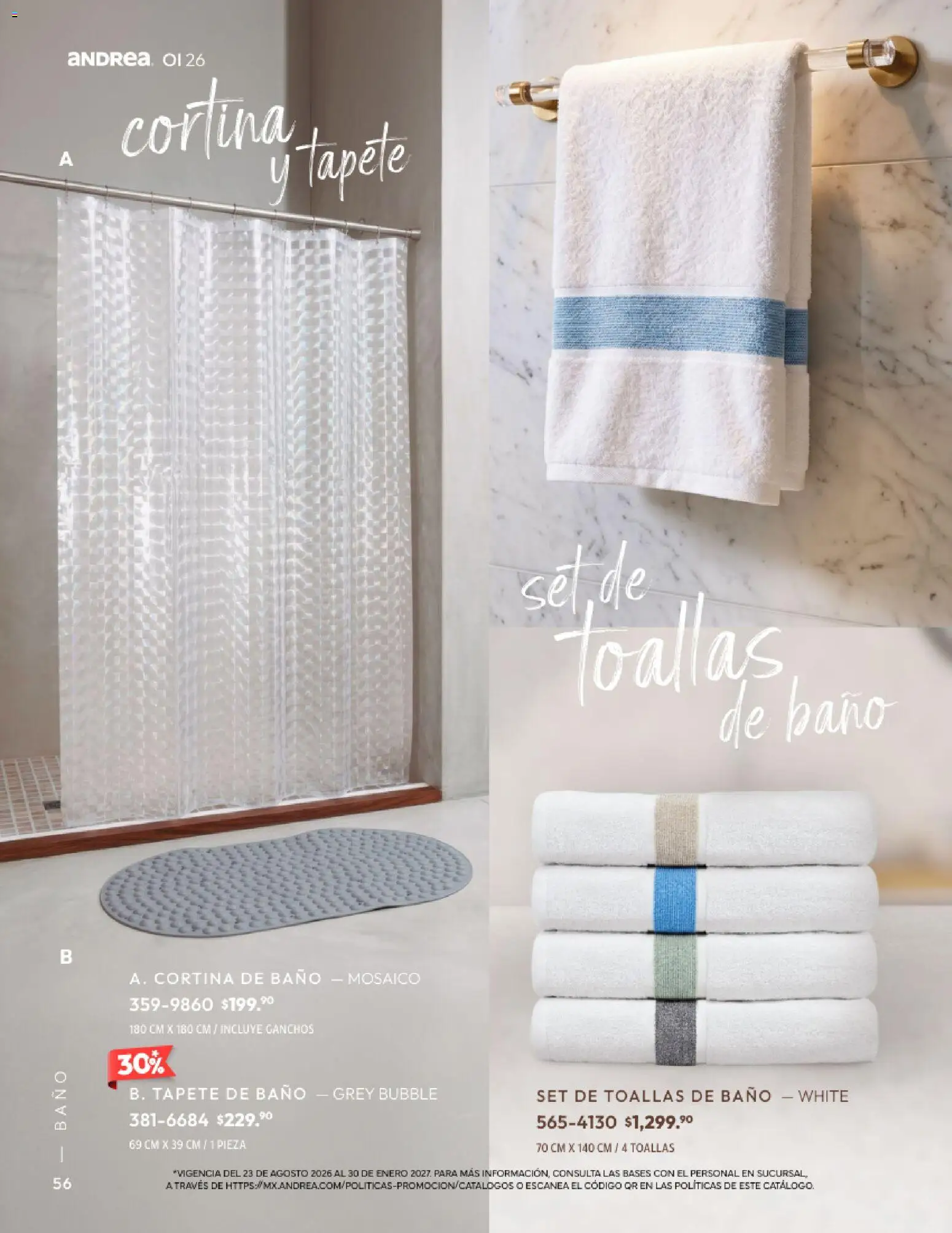 Vista previa las ofertas de la tienda Andrea - Andrea catálogo Home desde el 01/09/2026 