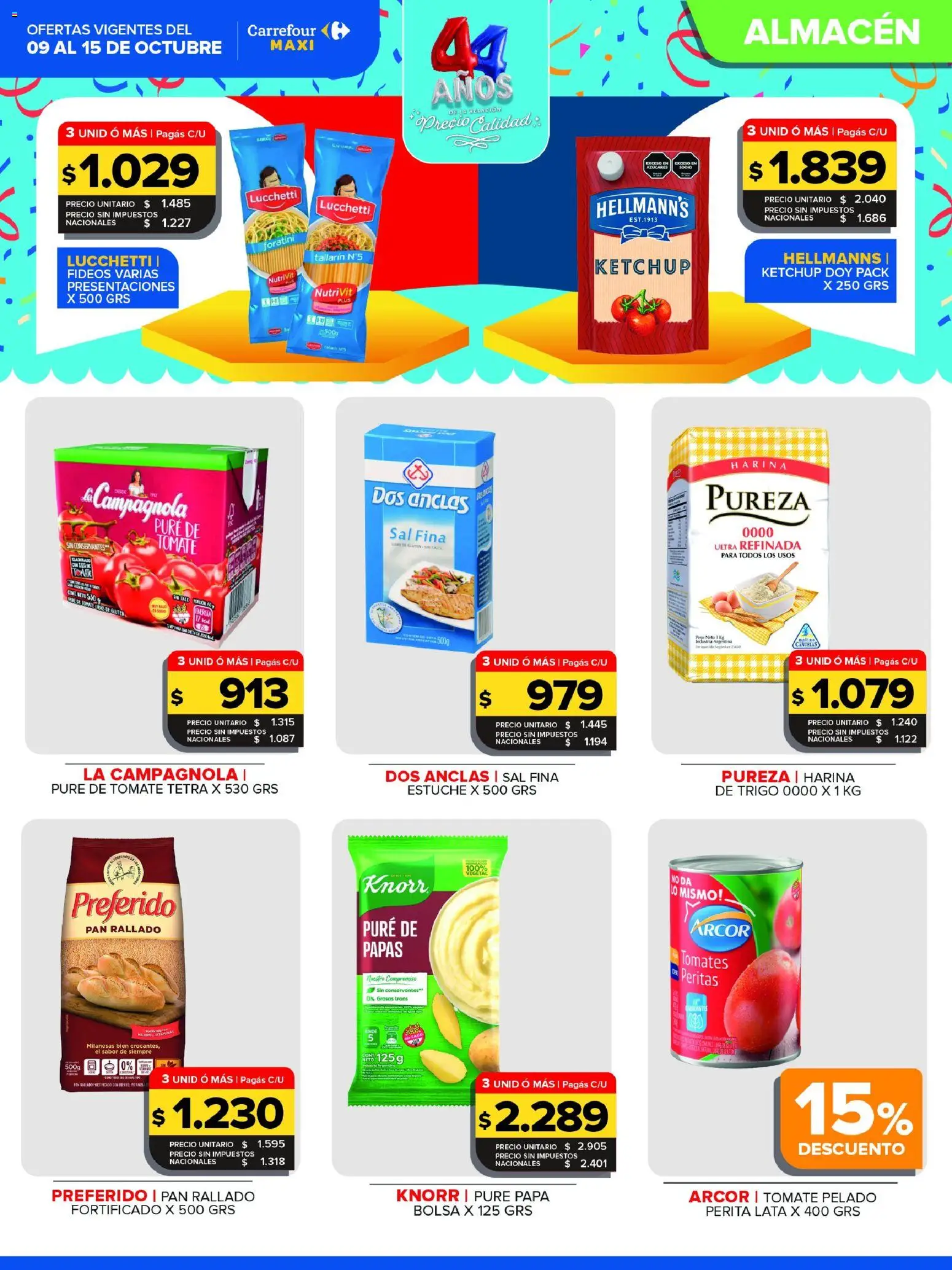 Vista previa del folleto de la tienda Carrefour Maxi válido desde el 09/10/2026 