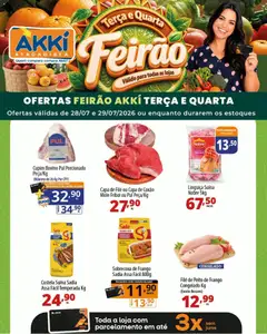 Pré-Visualização do folheto "Akki Atacadista ofertas Feirão" da loja Akki Atacadista válido a partir de 28/07/2026