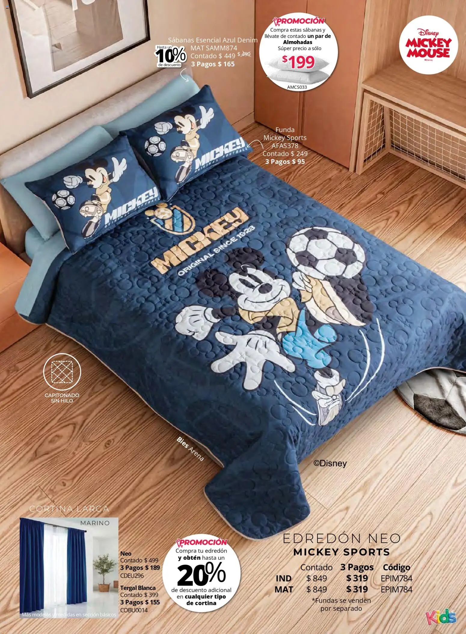 Vista previa las ofertas de la tienda Colchas Concord - Colchas Concord catálogo Kids desde el 01/05/2026 - Mouse, Sabanas, Funda