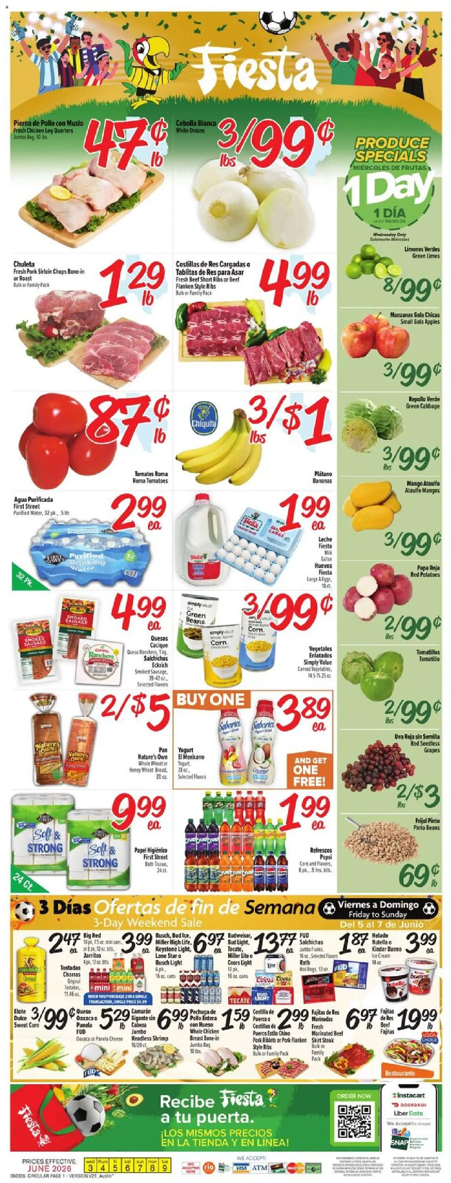 Ad Preview of Fiesta Mart Fiesta Mart Weekly Ad from 06/03/2026