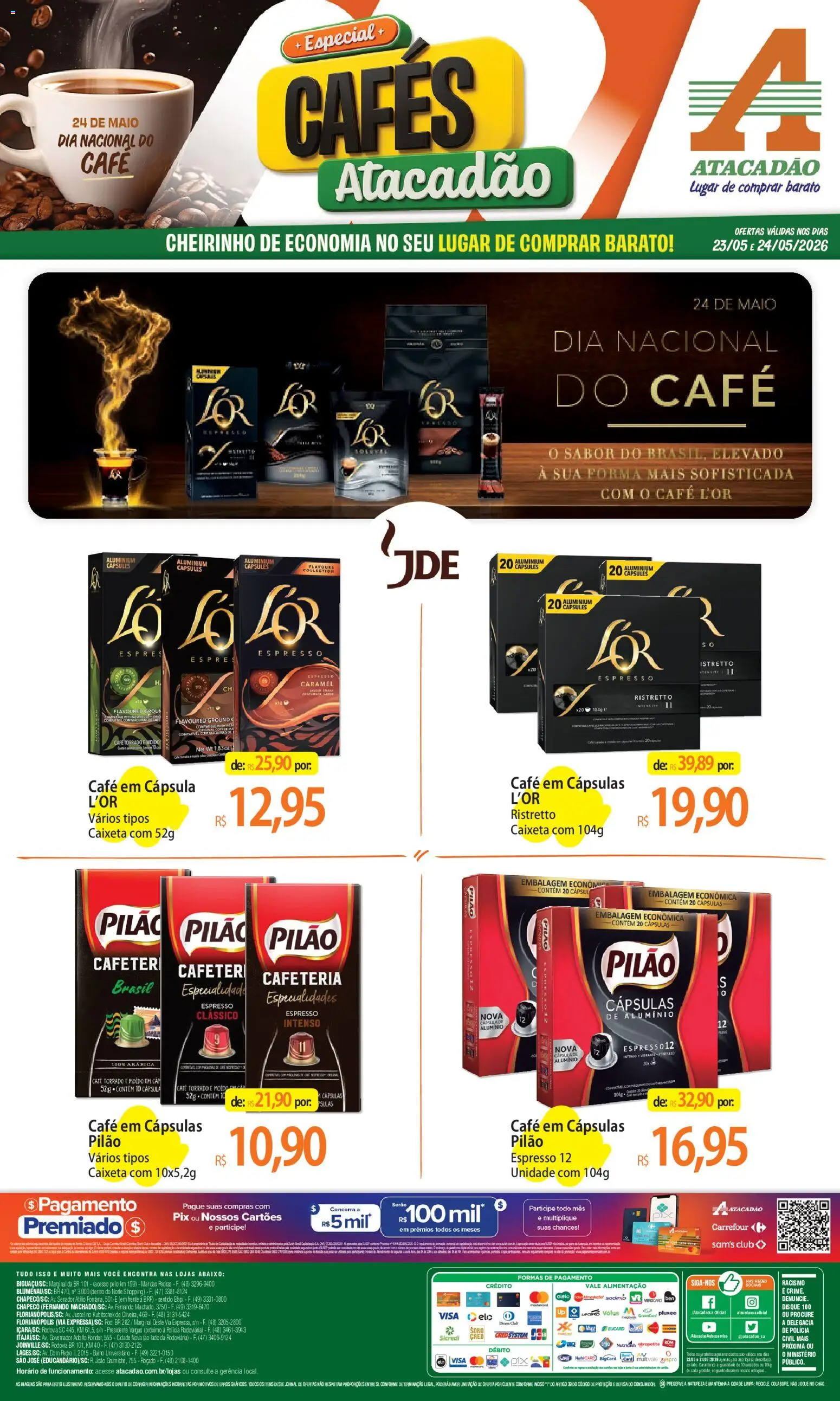 Pré-Visualização do folheto "Atacadão ofertas - SC" da loja Atacadão válido a partir de 23/05/2026