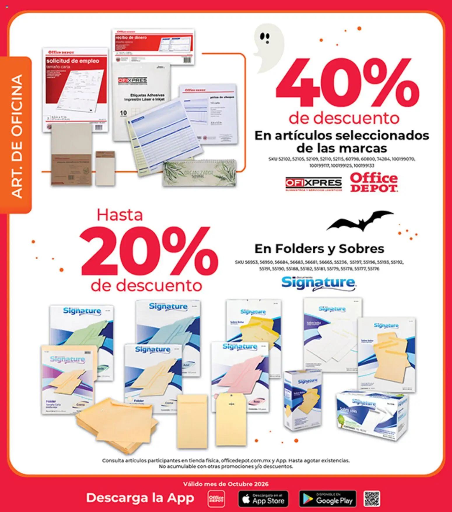 Vista previa las ofertas de la tienda Office Depot - Office Depot catálogo desde el 01/10/2026 