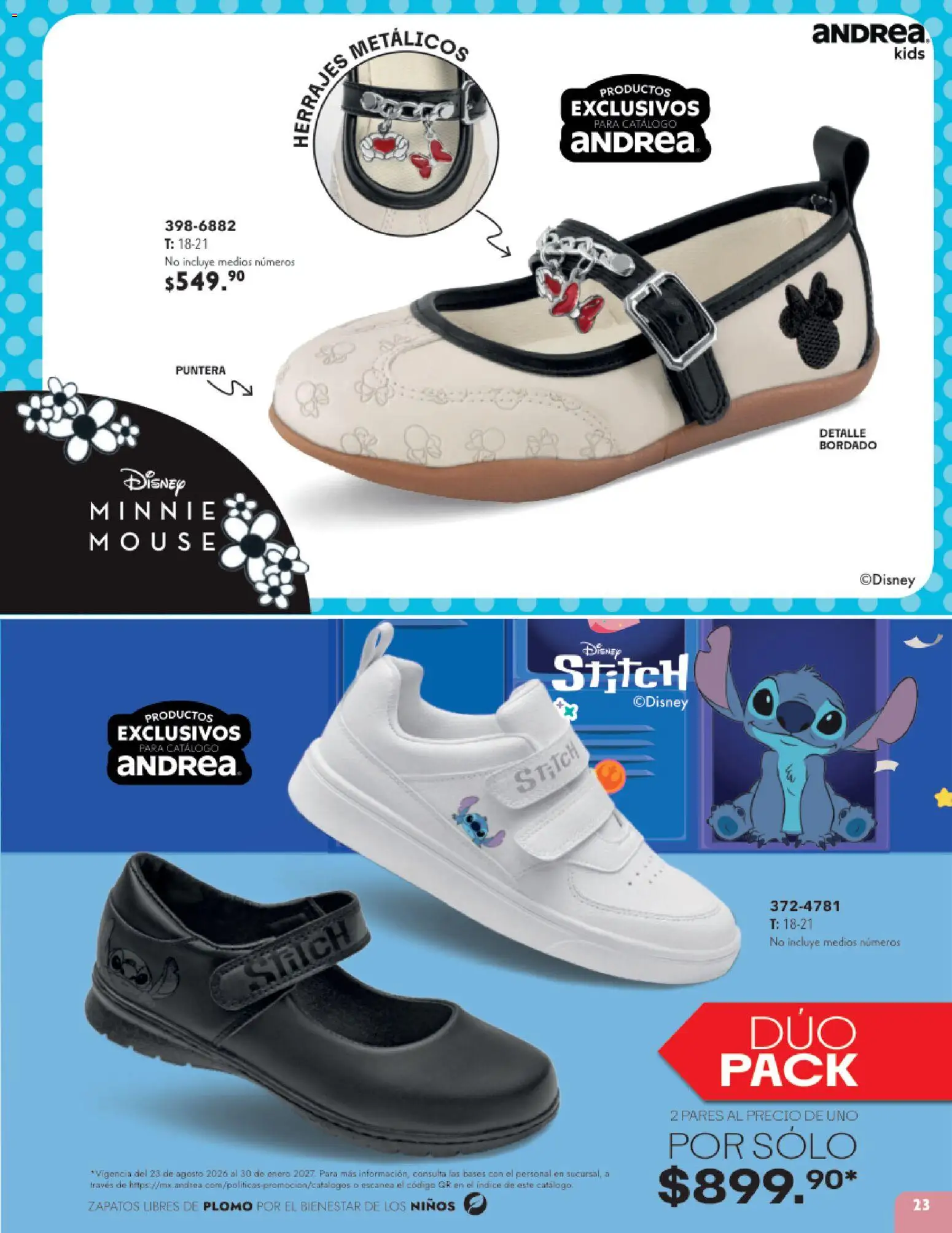 Vista previa las ofertas de la tienda Andrea - Andrea catálogo Infantil desde el 23/08/2026 