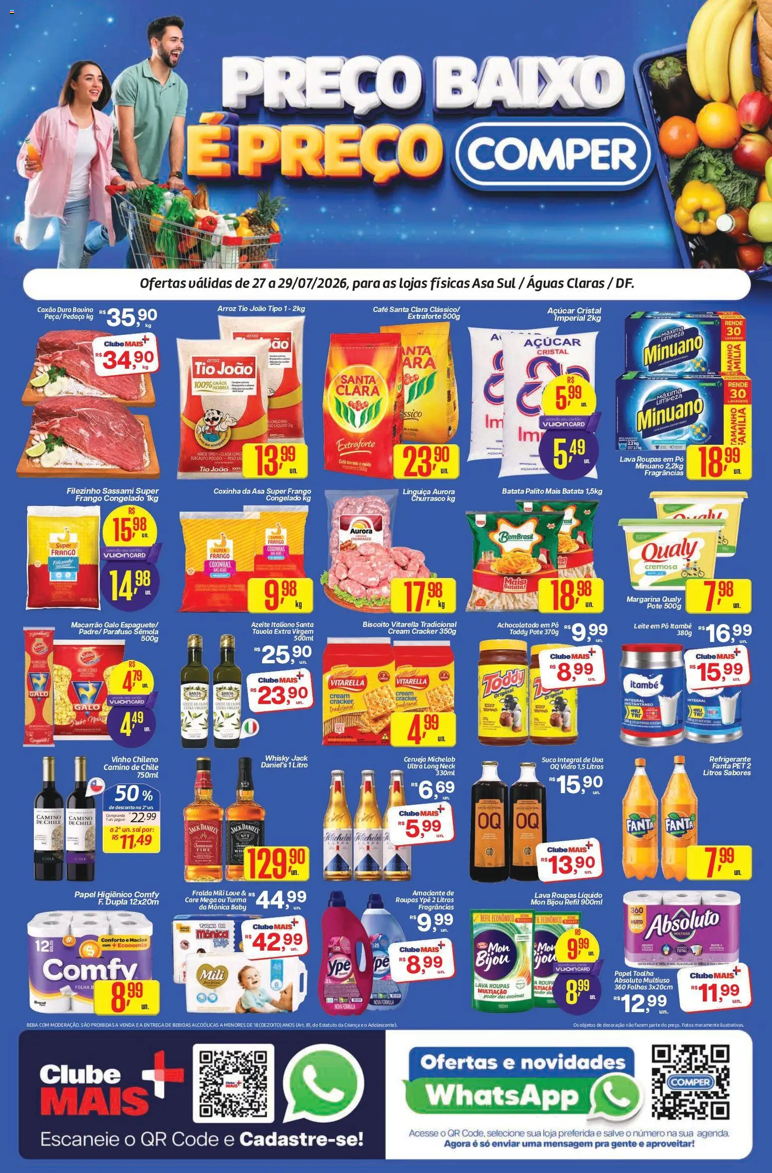 Pré-Visualização do folheto "Comper - Ofertas da semana" da loja Comper válido a partir de 27/07/2026