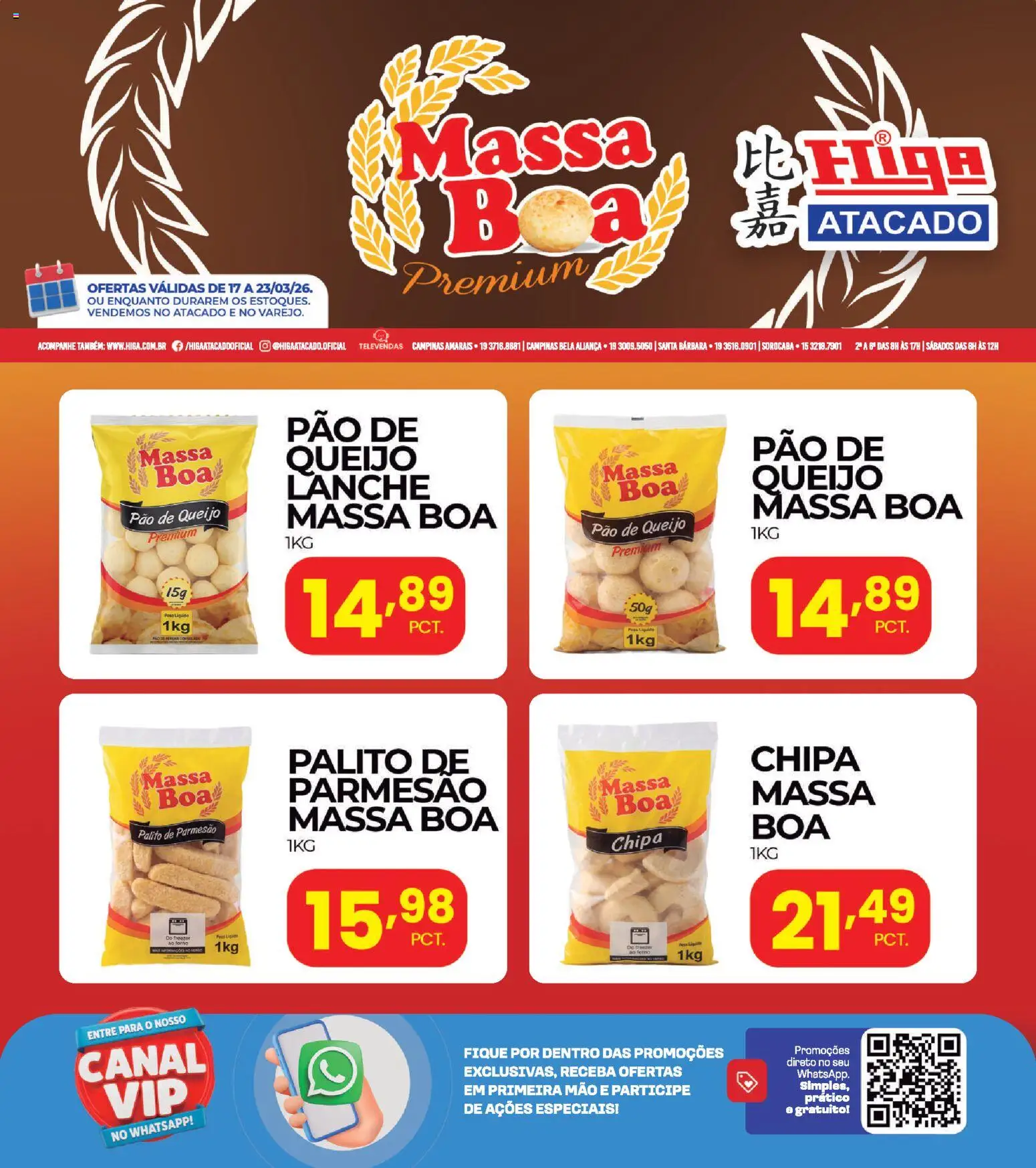 Higa Atacado Higa Atacado ofertas Especial Massa Boa (de 17/03/2026 ...