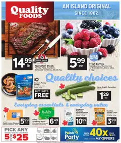 Preview of leaflet Quality Foods weekly flyer / circulaire from shop Quality Foods is valid from Sep 17, 2026