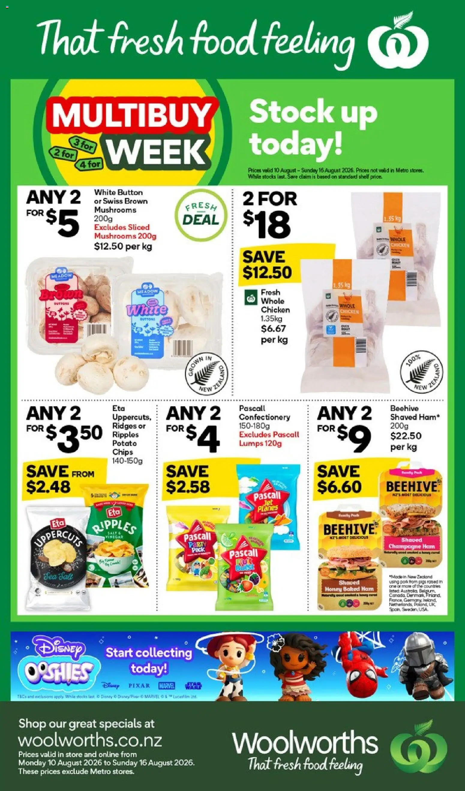 Preview of catalogue Woolworths South Island catalogue from shop Woolworths valid 10 Aug 2026