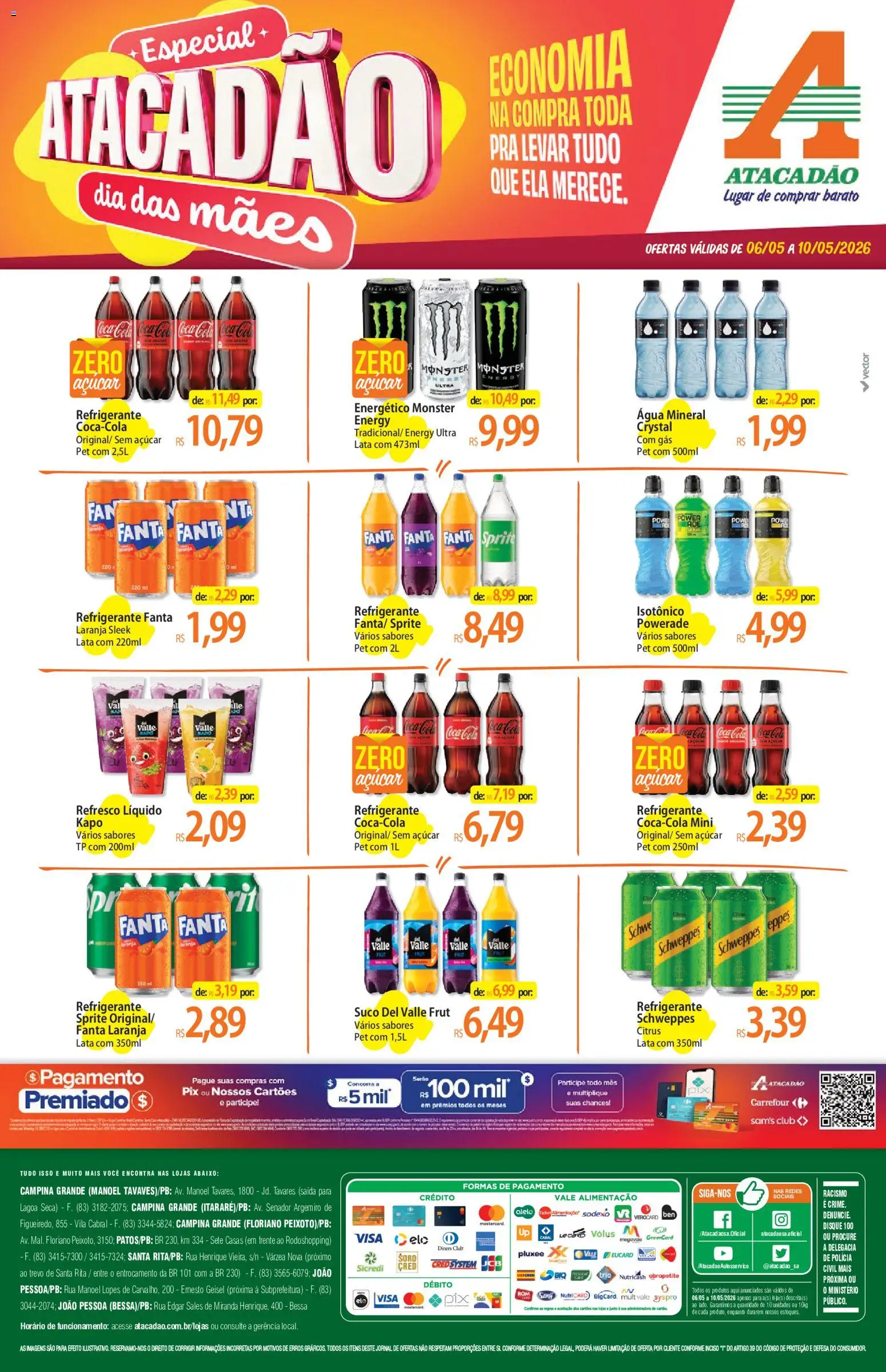 Pré-Visualização do folheto "Atacadão ofertas - PB" da loja Atacadão válido a partir de 06/05/2026