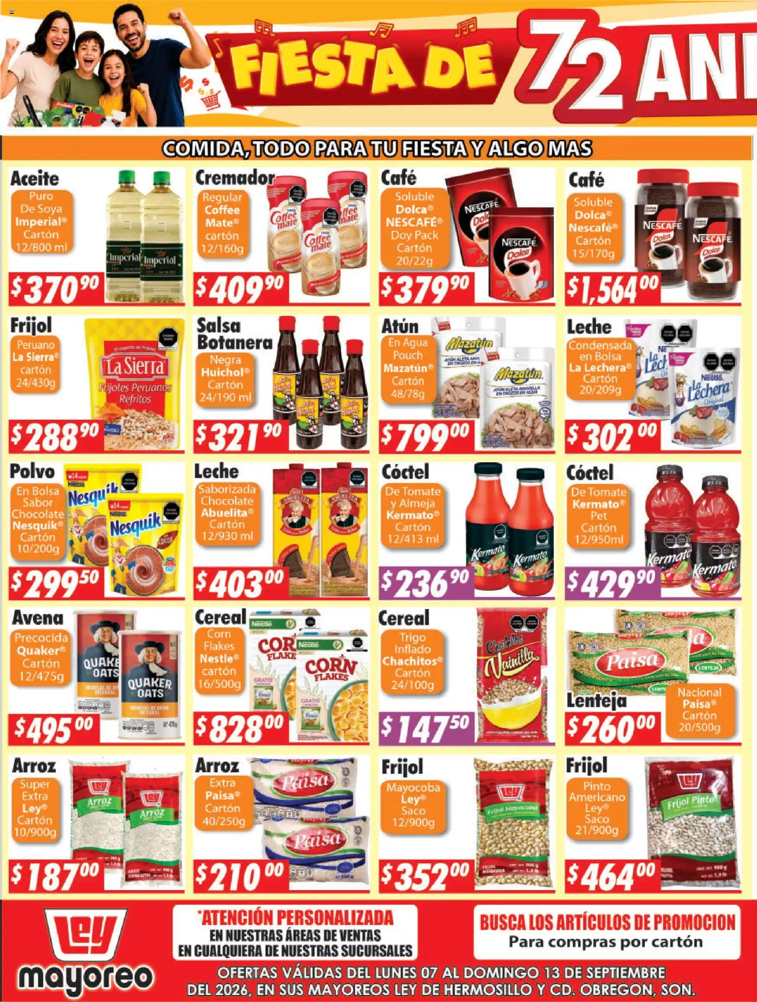 Vista previa las ofertas de la tienda Casa Ley - Casa Ley folleto Hermosillo desde el 07/09/2026 