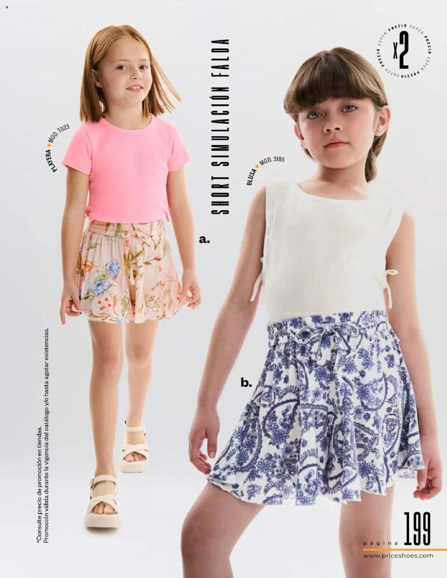 Vista previa las ofertas de la tienda Price Shoes - Catálogo Playa desde el 13/02/2026 - Playera, Short, Blusa, Falda